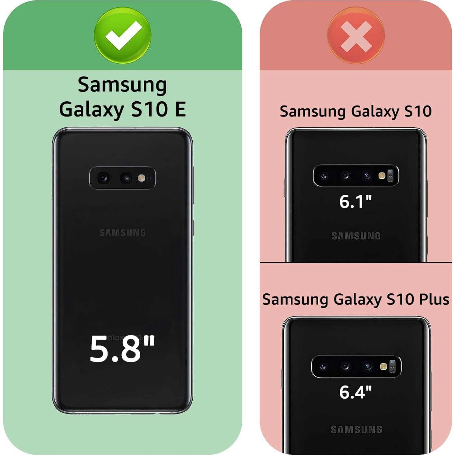 Funda XcaseBar para Samsung Galaxy S10E con billetera y RFID