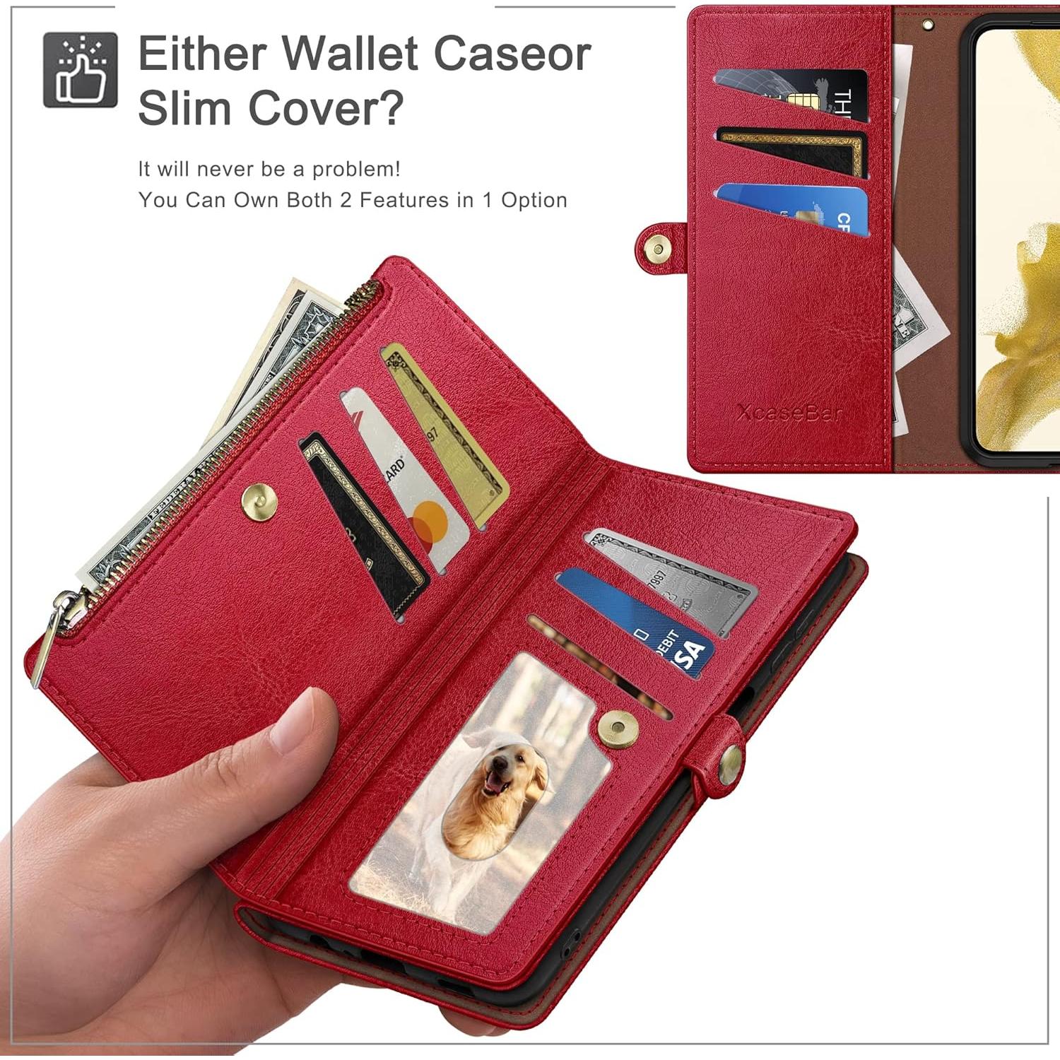 Funda XcaseBar para Samsung Galaxy S10E con billetera y RFID