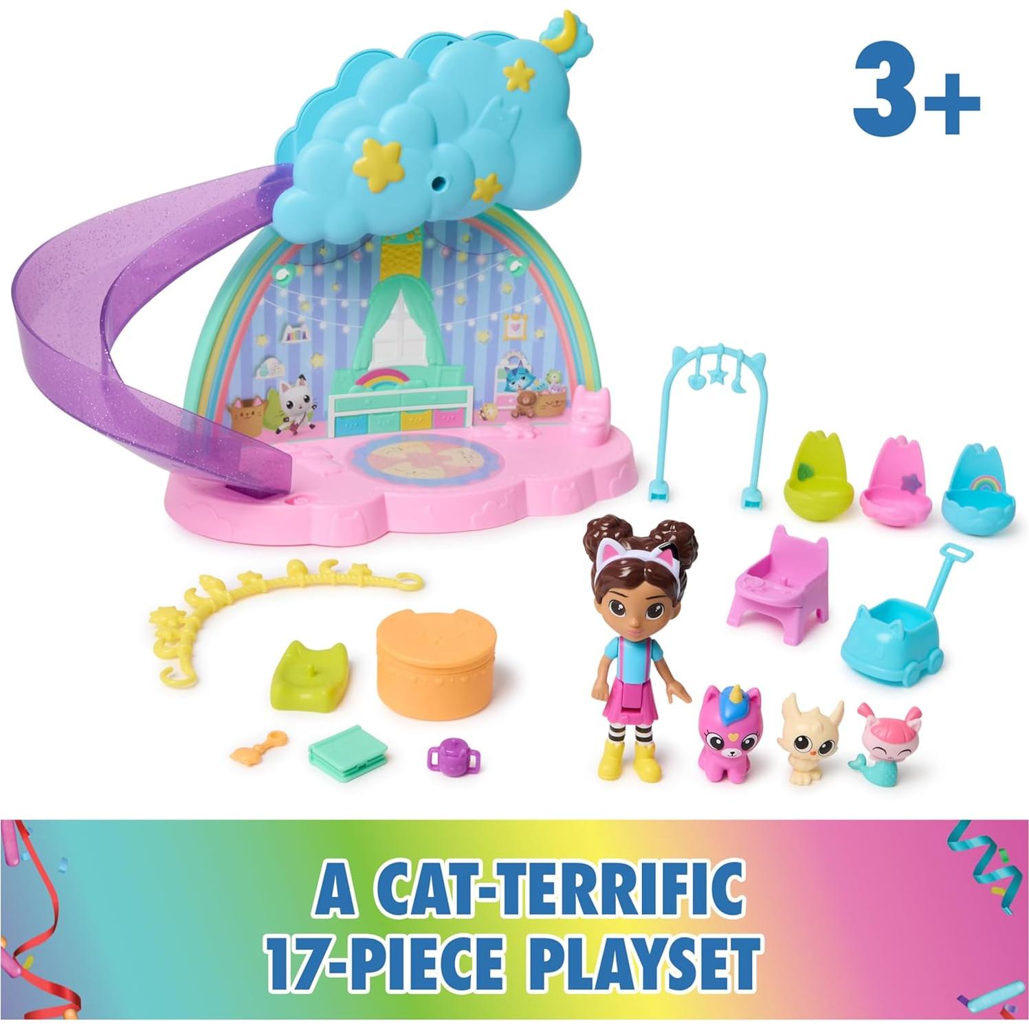 Set de Juego Gabby's Dollhouse Kitty Care - 17 Piezas
