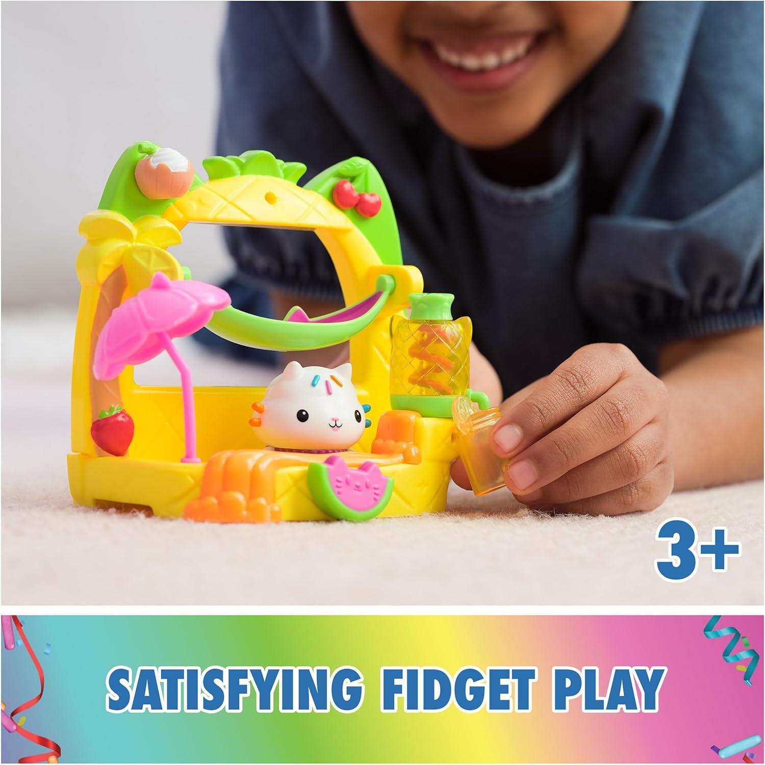 Set de Juego Casa de Muñecas Gabby Balcón Cakey 8 Piezas