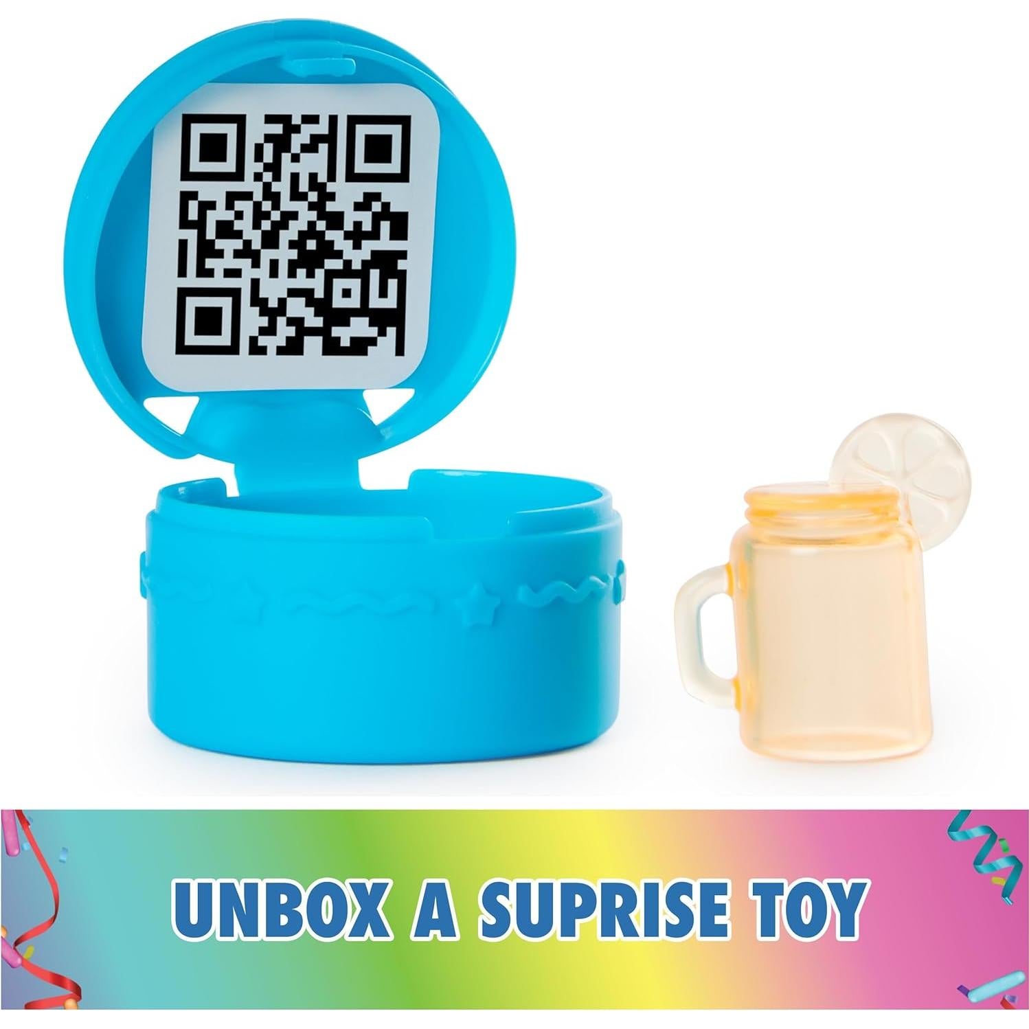 Set de Juego Casa de Muñecas Gabby Balcón Cakey 8 Piezas