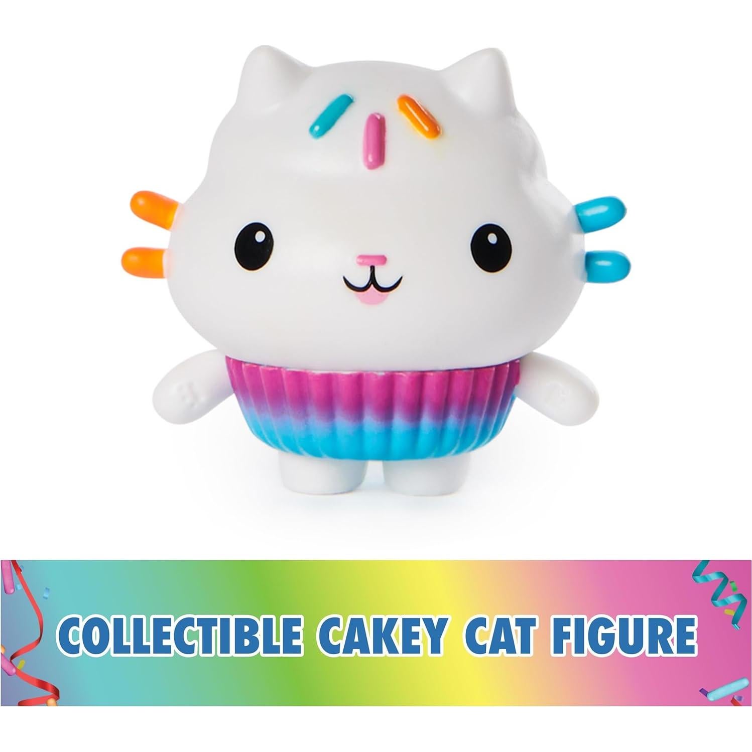 Set de Juego Casa de Muñecas Gabby Balcón Cakey 8 Piezas