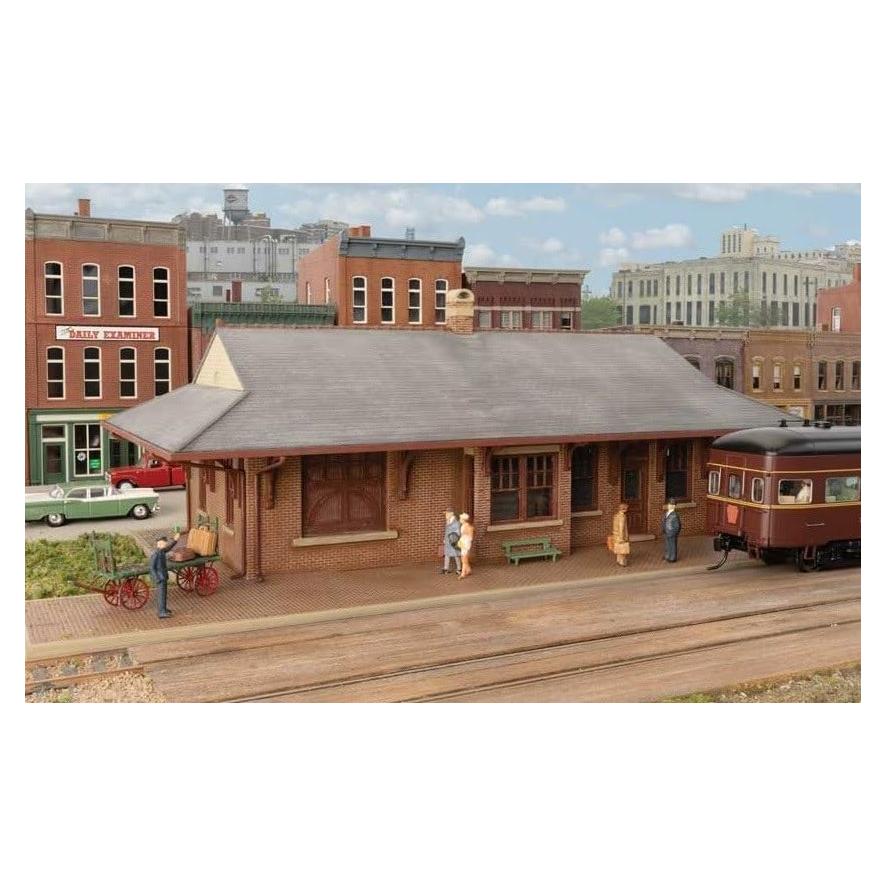 Estación Combinada de Ladrillo Walthers Cornerstone HO 32x15x10cm