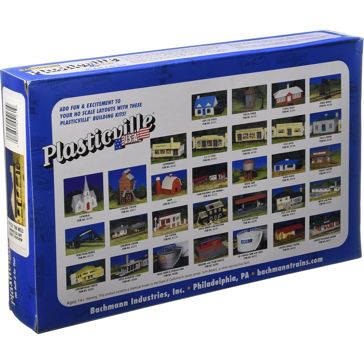 Conjunto de Oficina HO Bachmann 45161 - Plasticville U.S.A.