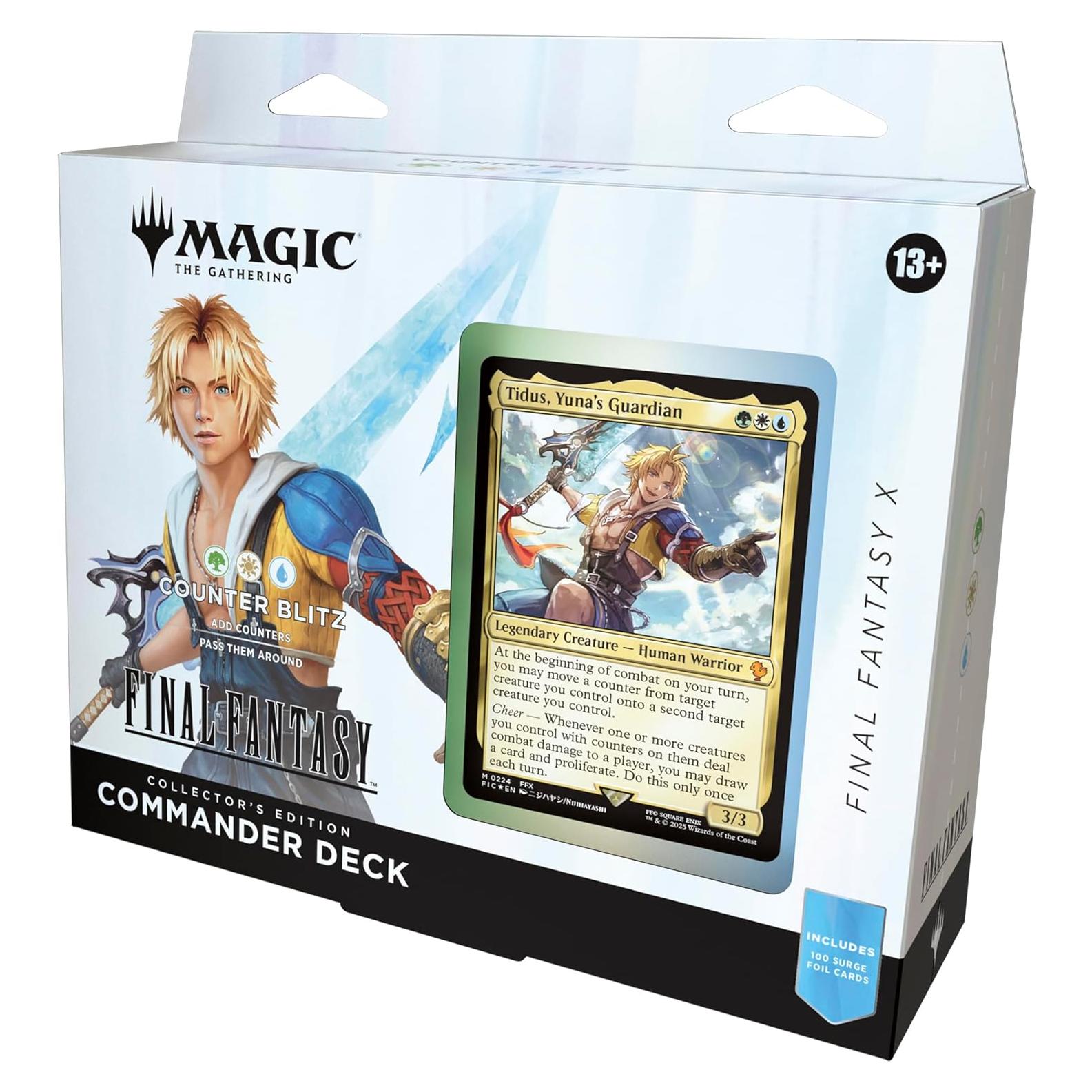 Mazo Comandante Magic: The Gathering Final Fantasy X - 100 Cartas Foil