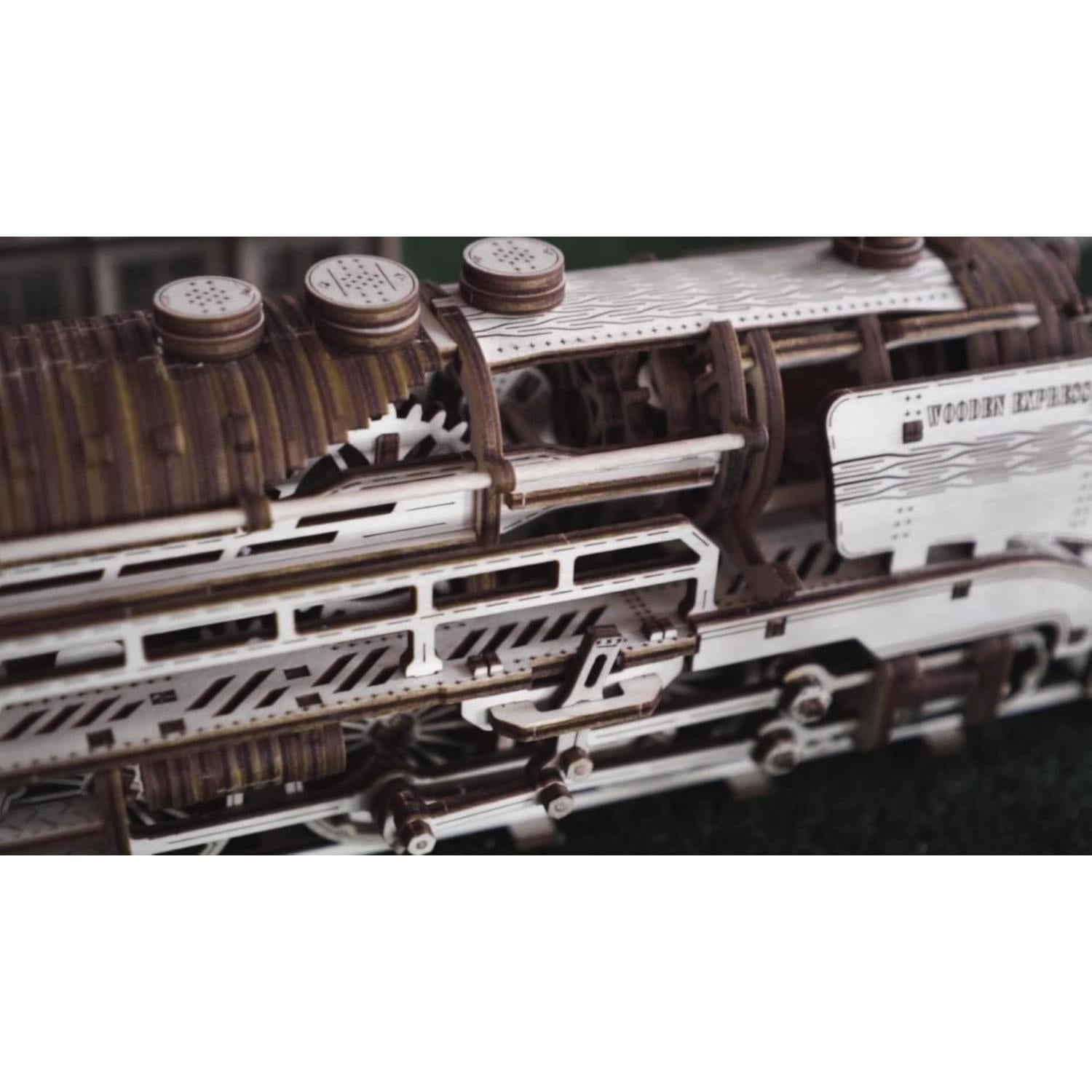 Rompecabezas 3D Expreso de Madera WOODEN.CITY 35x11 cm