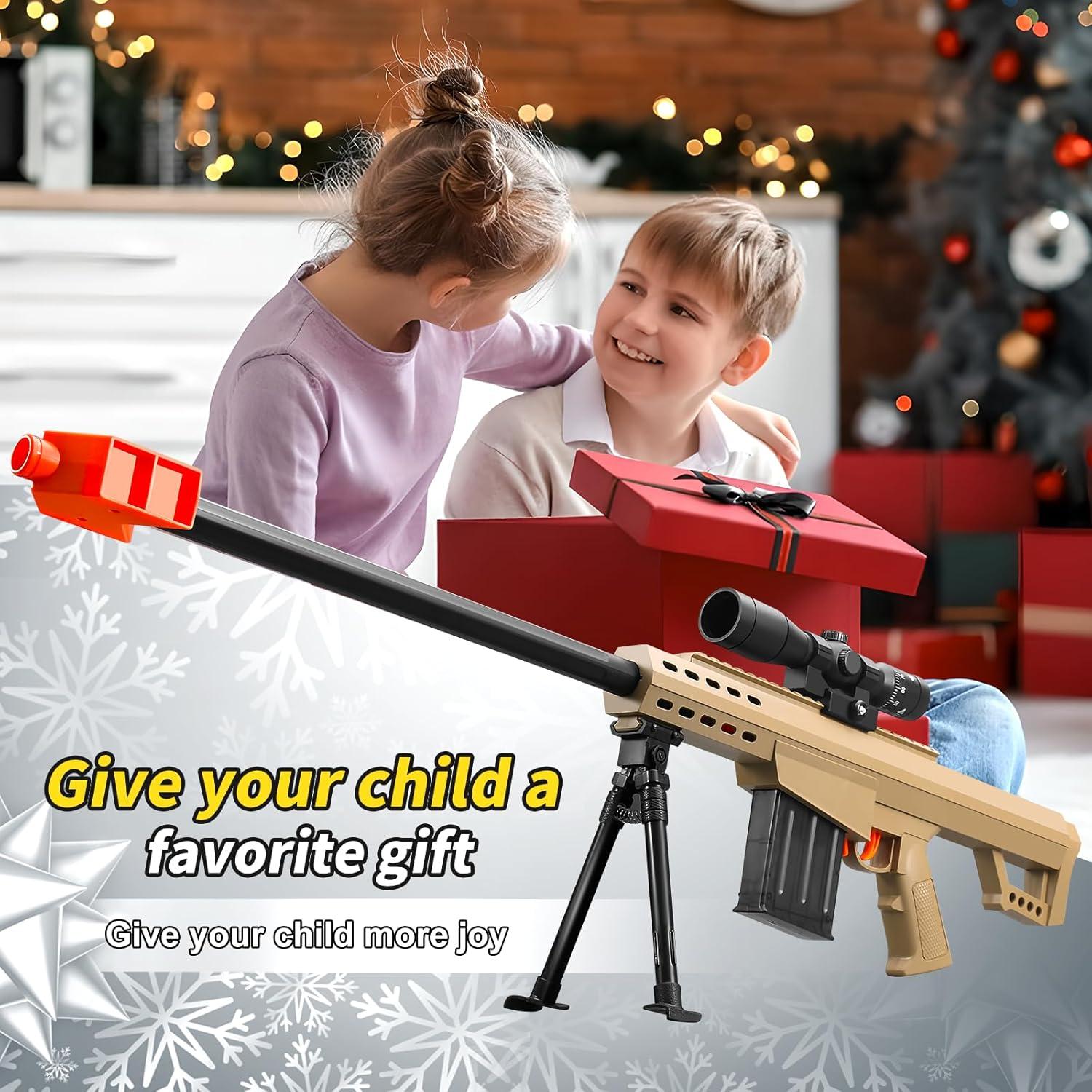 Rifle de francotirador de juguete GMNIDO 94 cm con mira