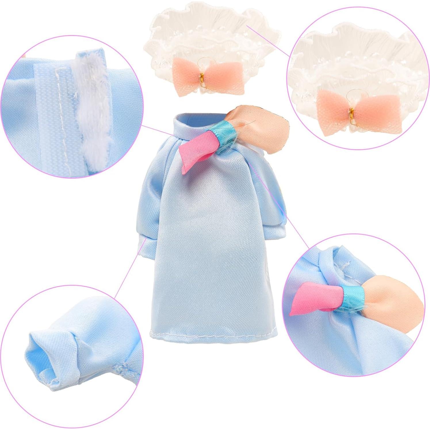 Conjunto de Ropa y Accesorios para Muñeca 29 Pcs HONLAELLA