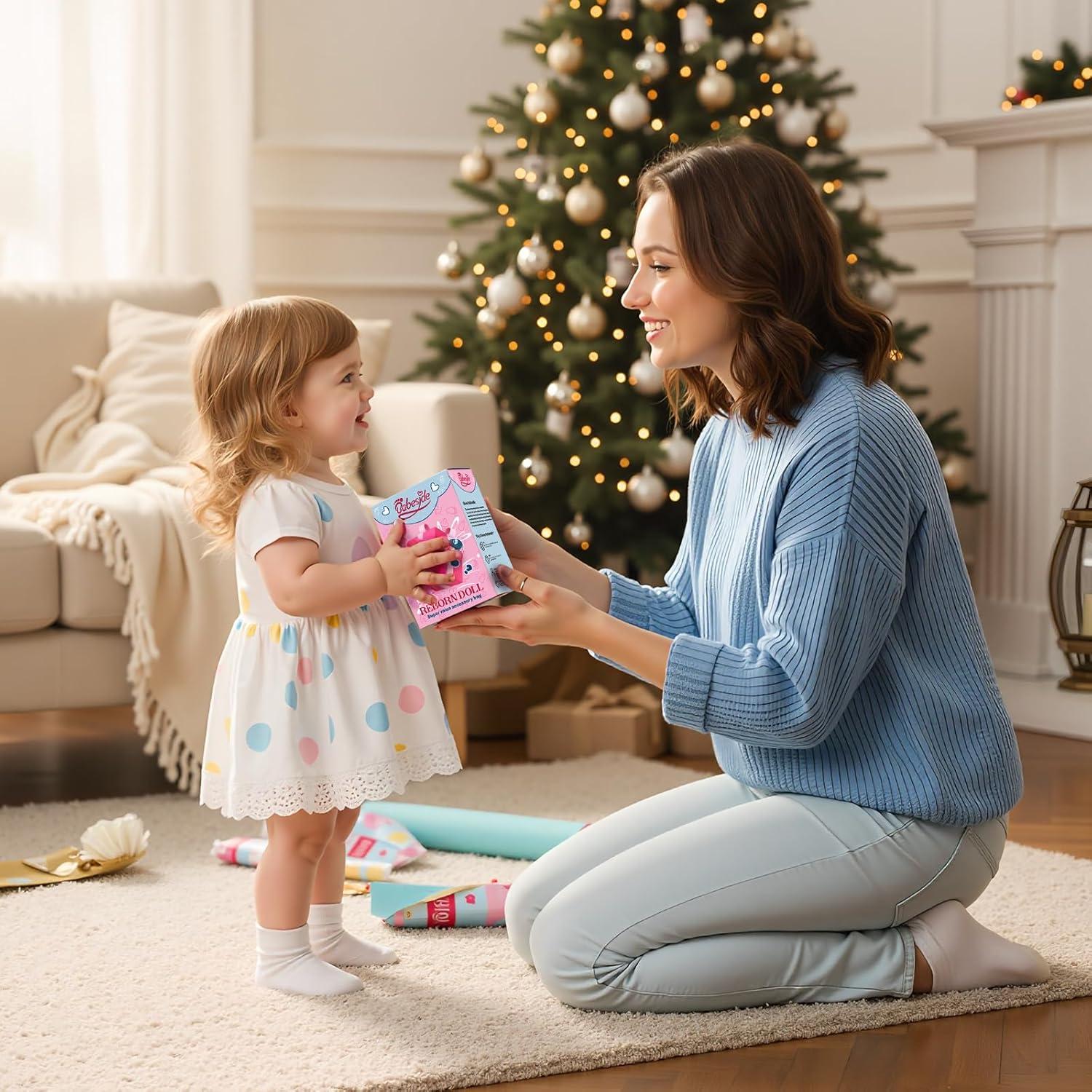 Muñeca de Silicona Mini JUSS 7.62 cm con Accesorios