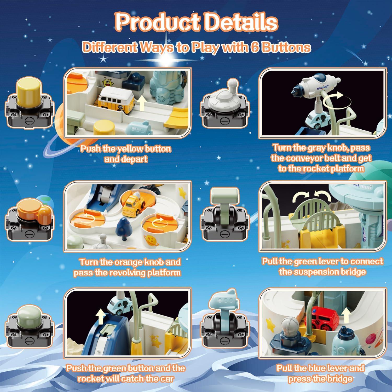 Juguete de Aventura en Pista de Carreras Fistone 26.4cm