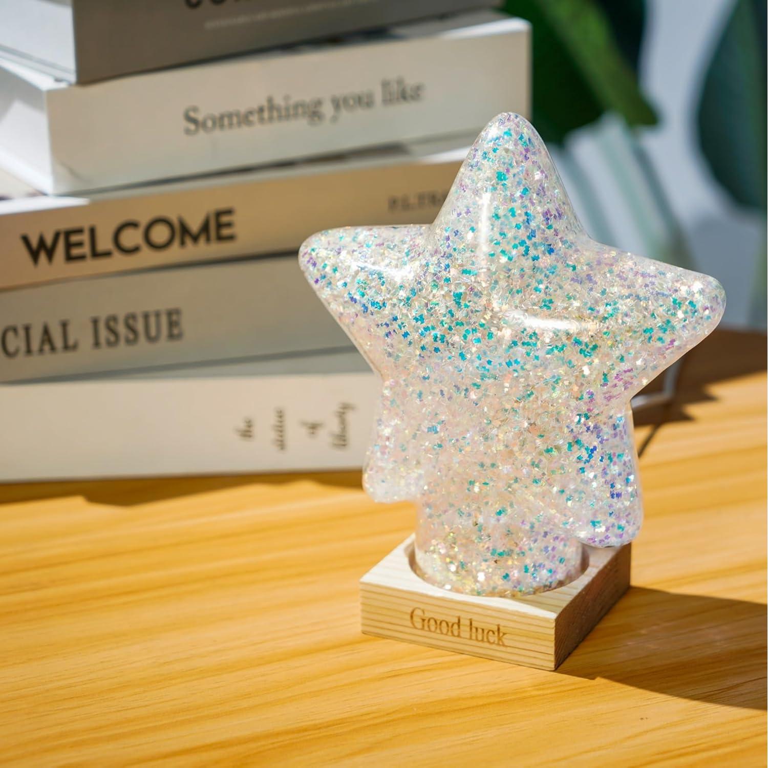 Lámpara de Mesa LED Estrella YUANHEN 15x7x19cm para Niños