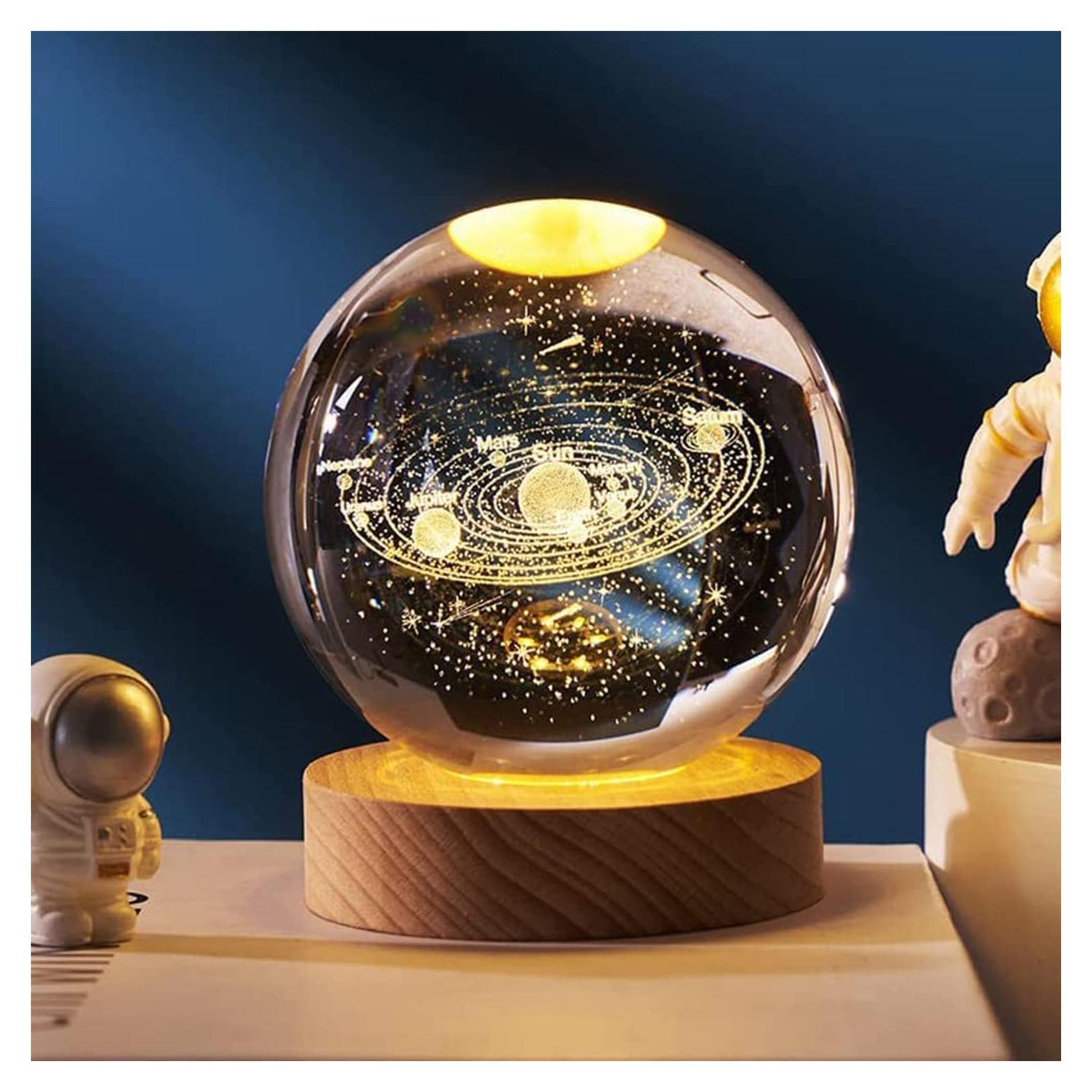 Lámpara de Mesa 3D Regalos Artísticos Galaxia Estelar LED