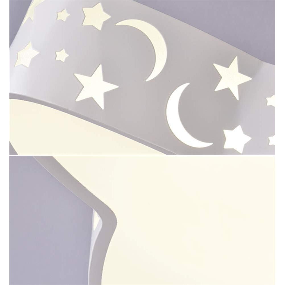 Luz de Techo LED LAKIQ Estrella 40 cm Blanca para Niños