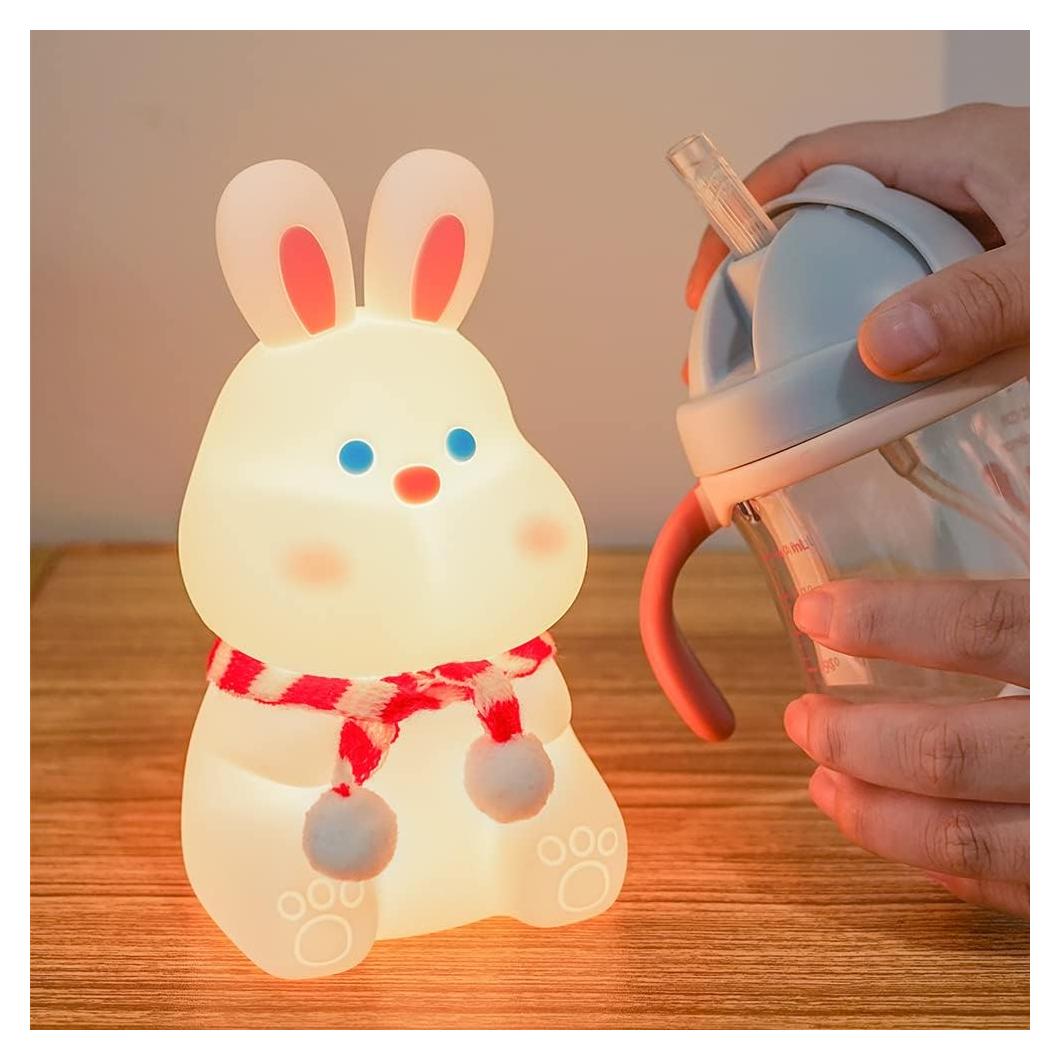Luz Nocturna Conejo Kawaii NICE POINT 8.8x8.8x15.8cm