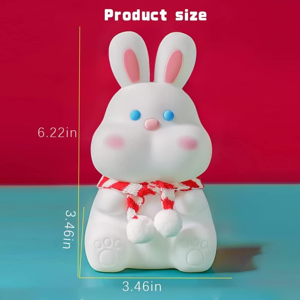 Luz Nocturna Conejo Kawaii NICE POINT 8.8x8.8x15.8cm