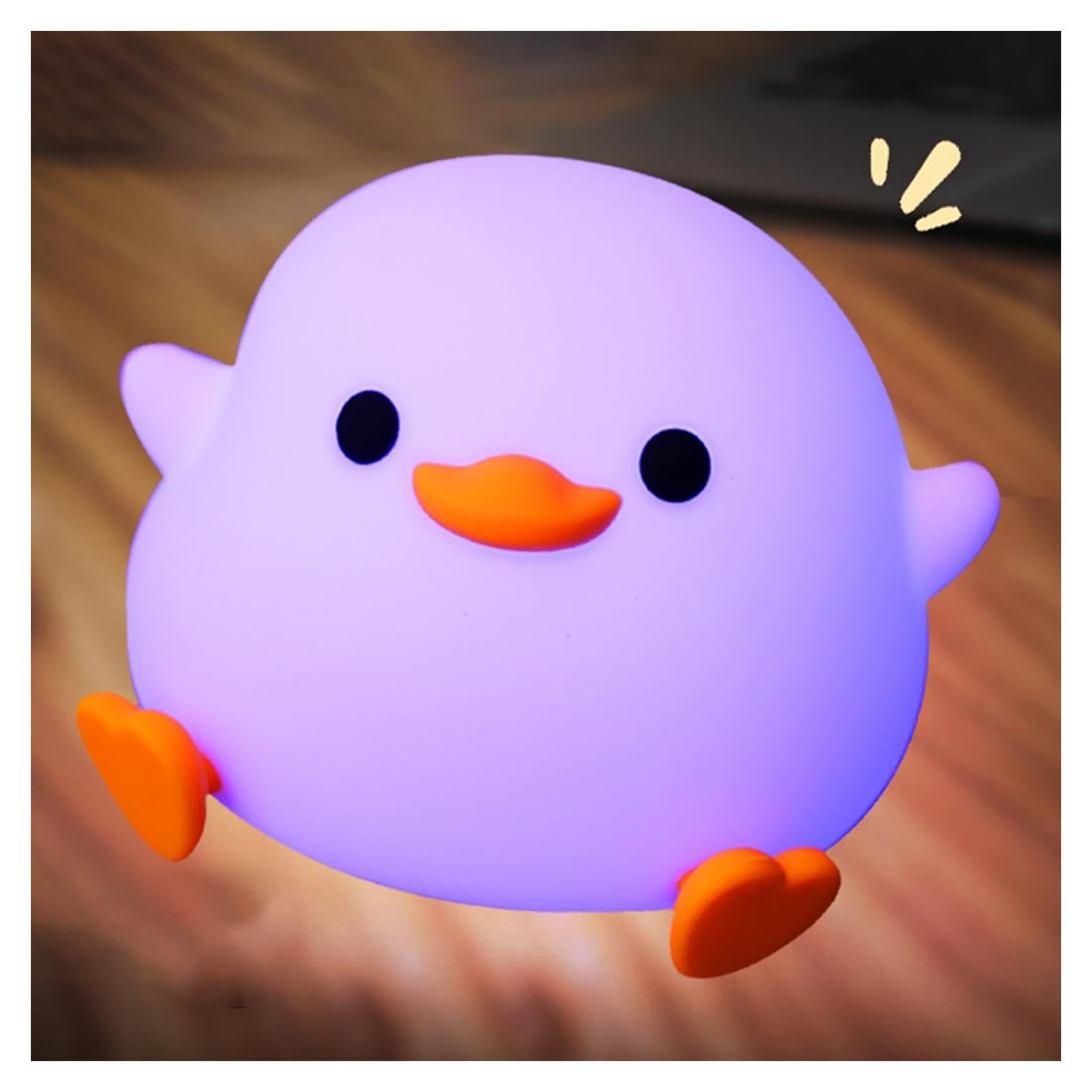 Luz Nocturna de Pato AVEKI Multicolor Recargable para Niños