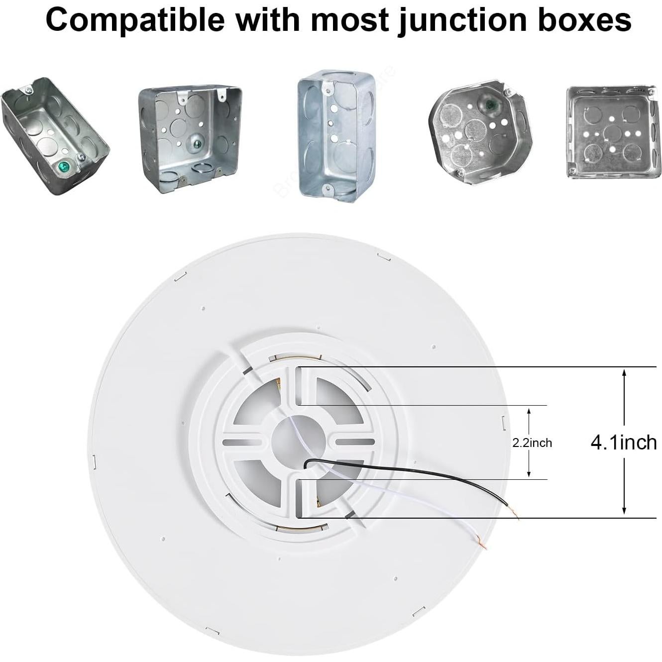 Luz de Techo LED Empotrada 30cm Borui CPX008A 24W 3000K-5000K