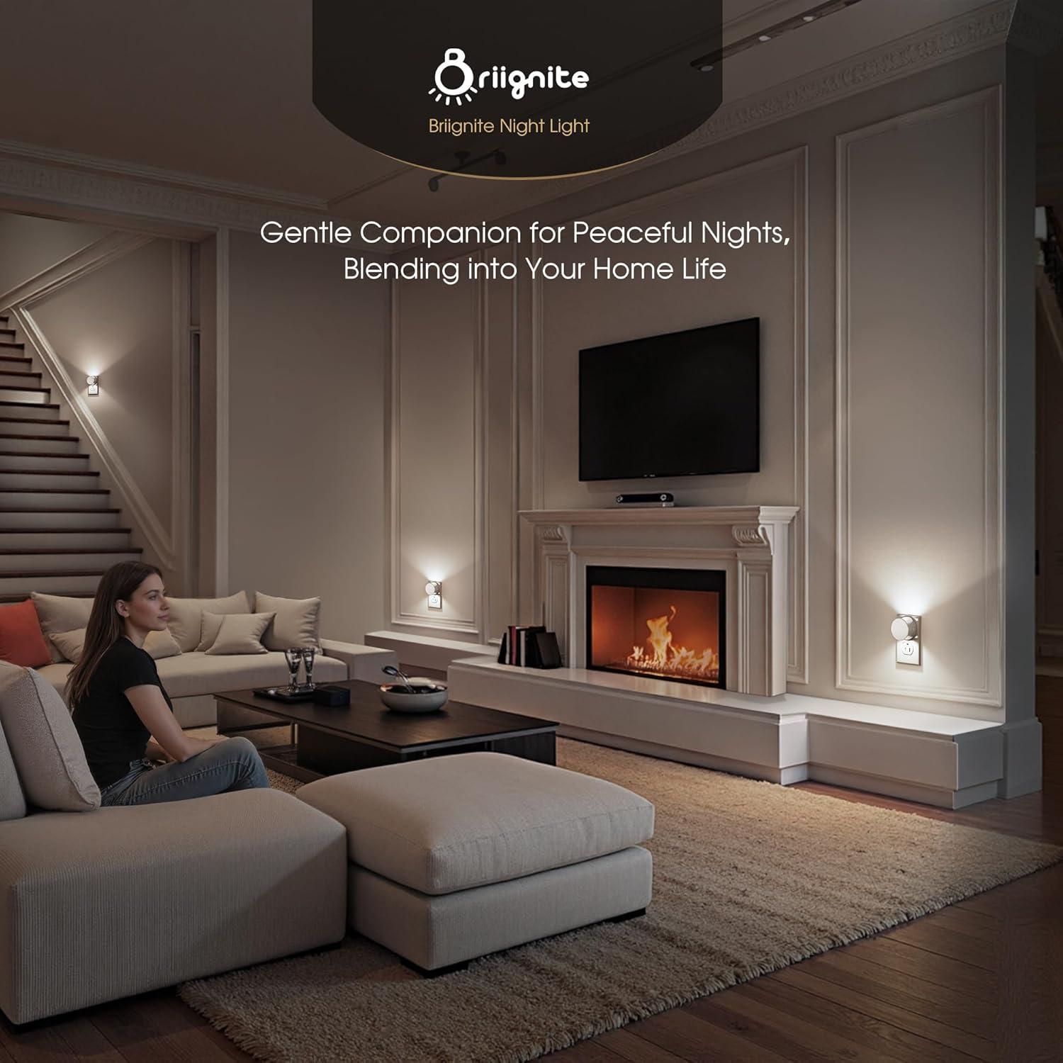 Luz Nocturna Ajustable Briignite 3 Niveles 1W Blanco