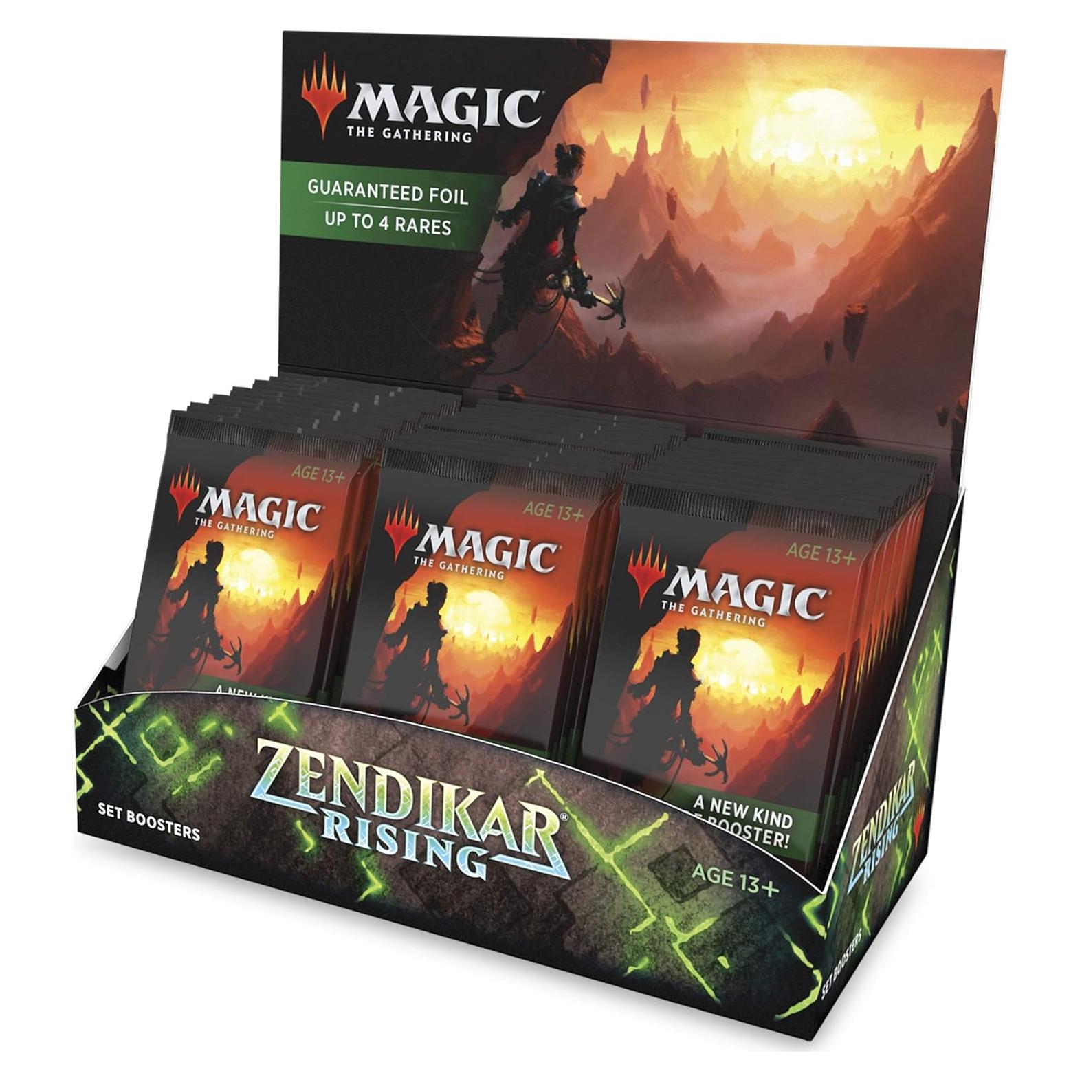 Caja de Paquetes Magic: The Gathering Zendikar Rising - 30 Paquetes + 1 Topper