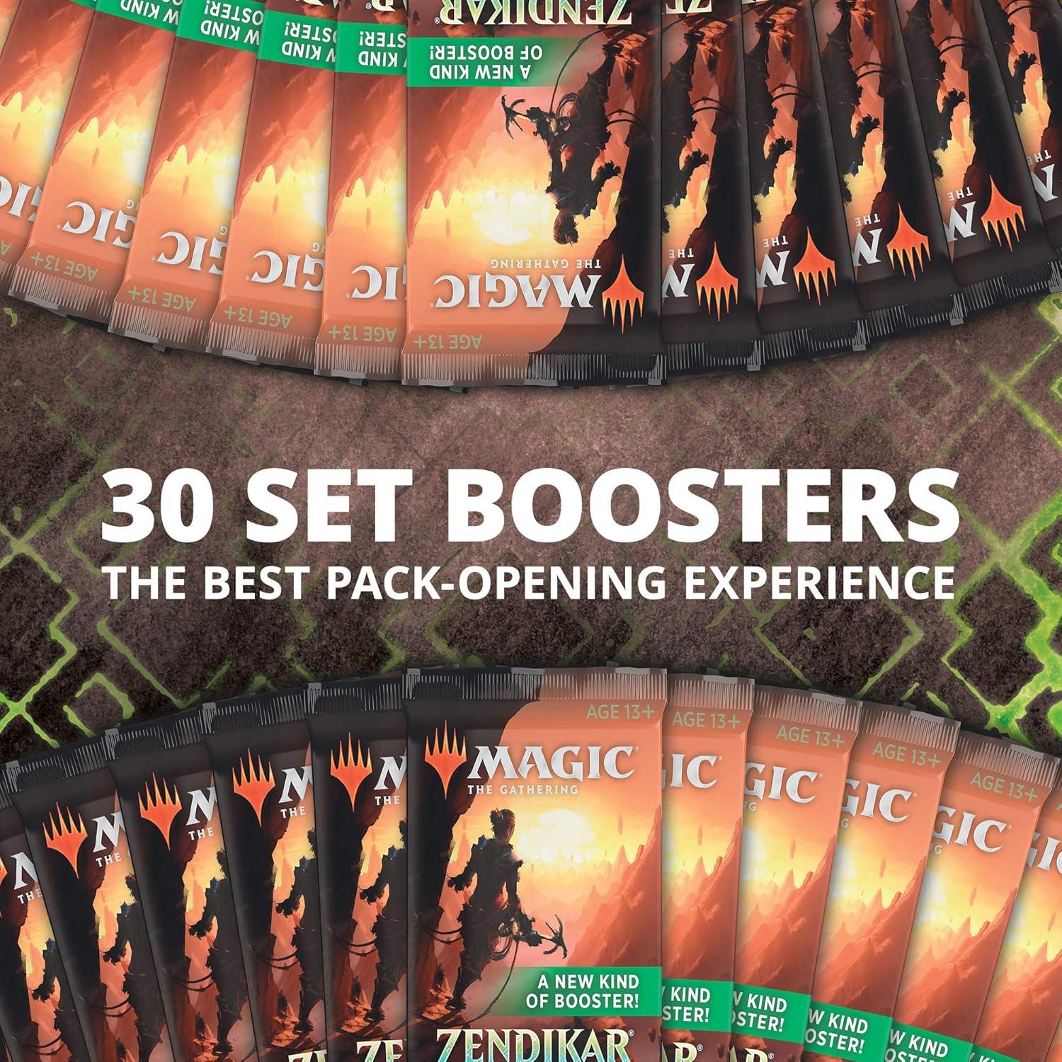 Caja de Paquetes Magic: The Gathering Zendikar Rising - 30 Paquetes + 1 Topper