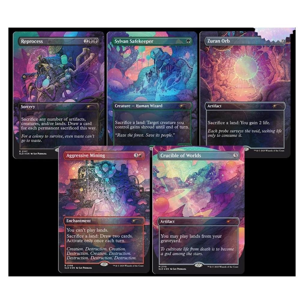 MTG Secret Lair Auroras Alienígenas Foil Galáctica