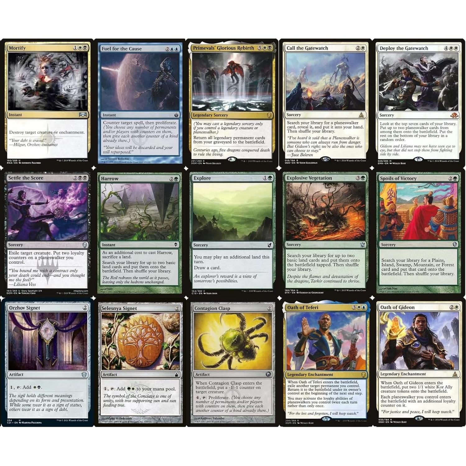 Mazo de Comandante Elite MTG Atraxa 100 Cartas EDH