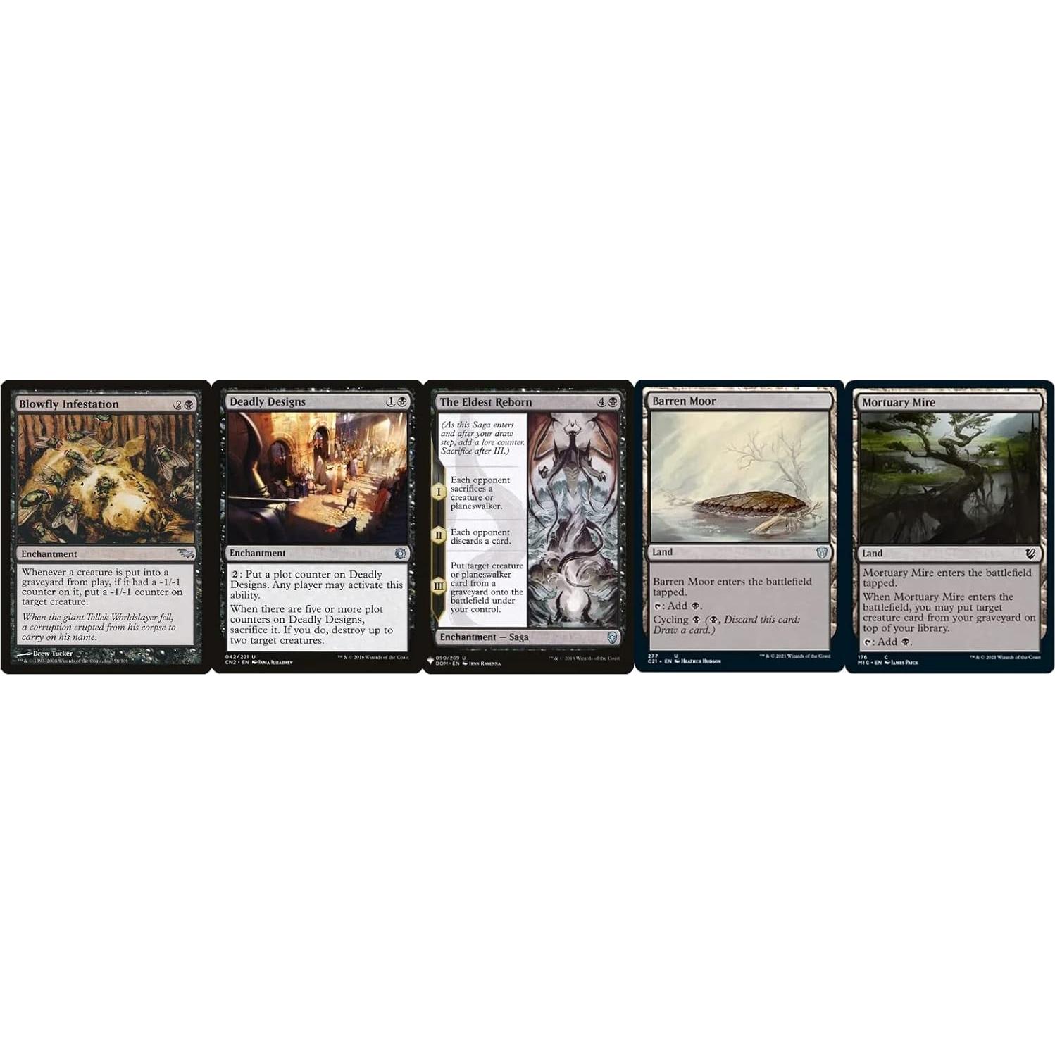 Mazo Commander Yawgmoth Médico MTG Mono Negro 100 Cartas