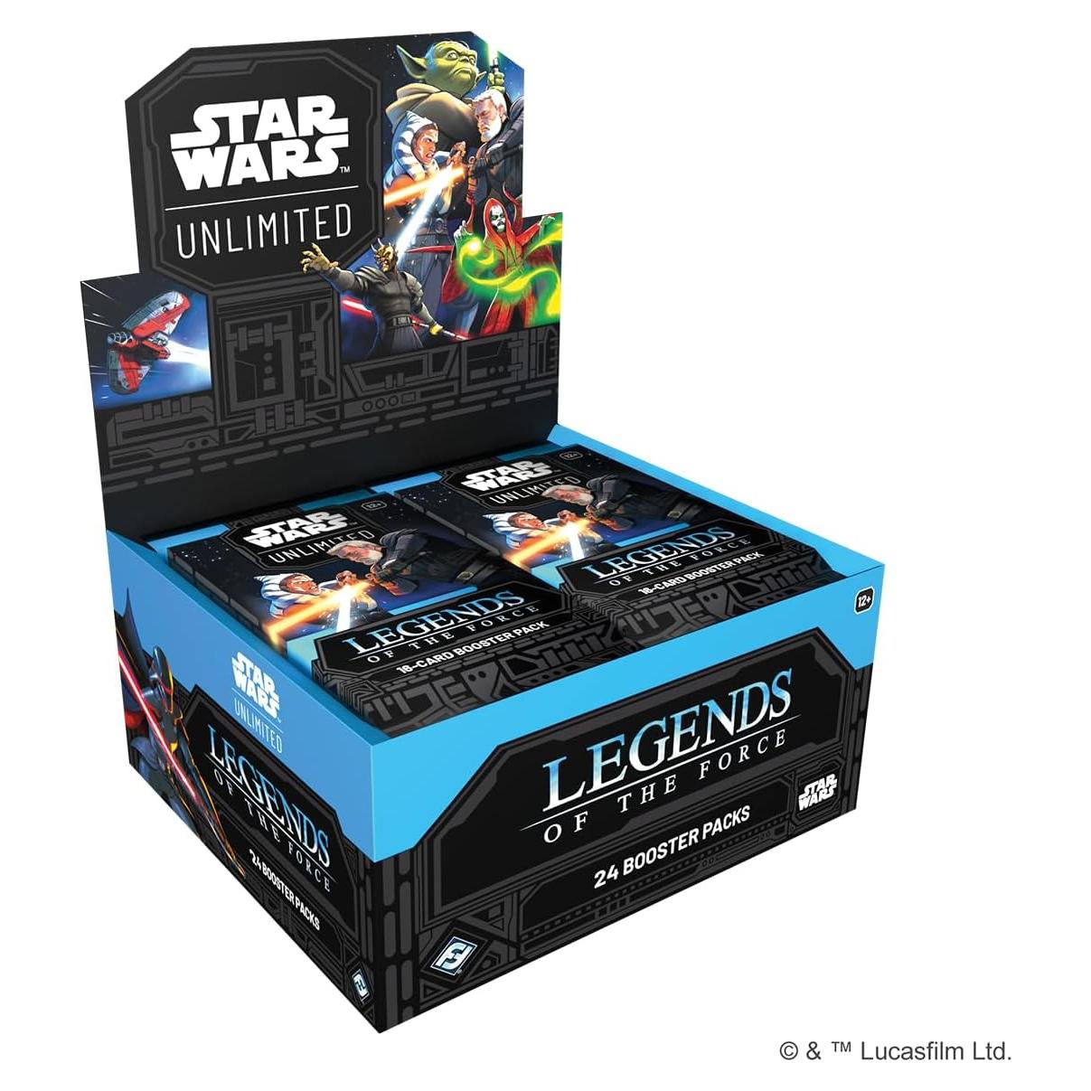 Asmodee Star Wars: Unlimited TCG Leyendas de La Fuerza - 24 Boosters