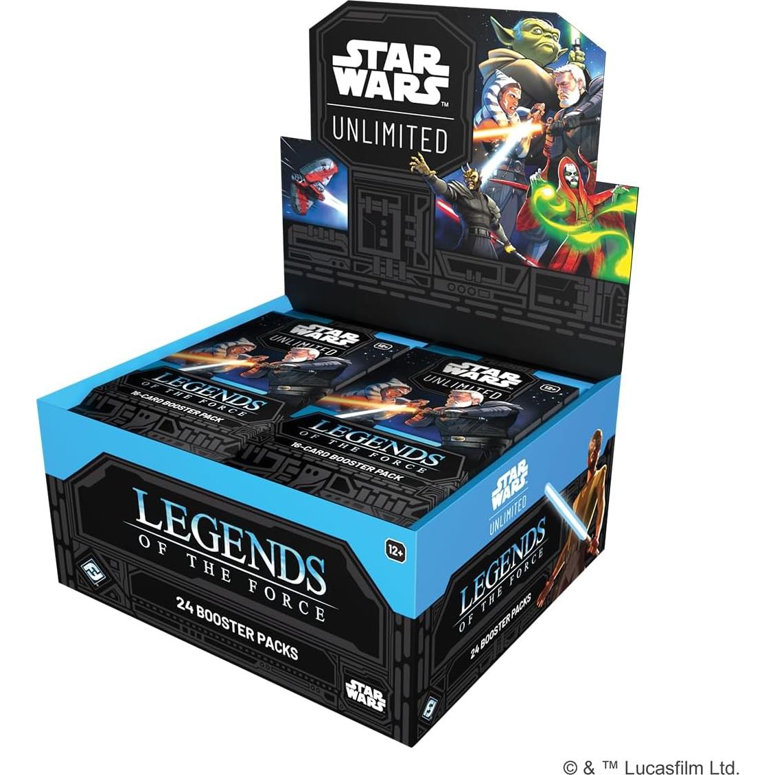 Asmodee Star Wars: Unlimited TCG Leyendas de La Fuerza - 24 Boosters