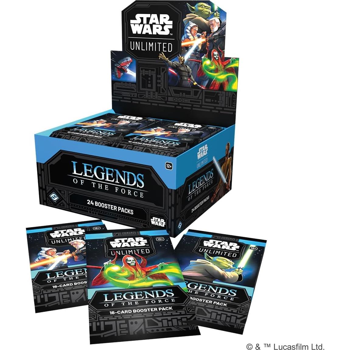 Asmodee Star Wars: Unlimited TCG Leyendas de La Fuerza - 24 Boosters