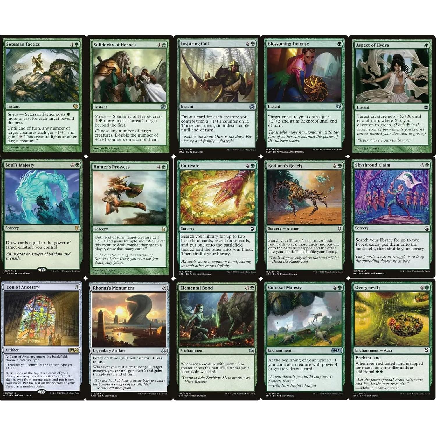 Baraja Comandante Hydra Verde Gargos - 100 Cartas MTG