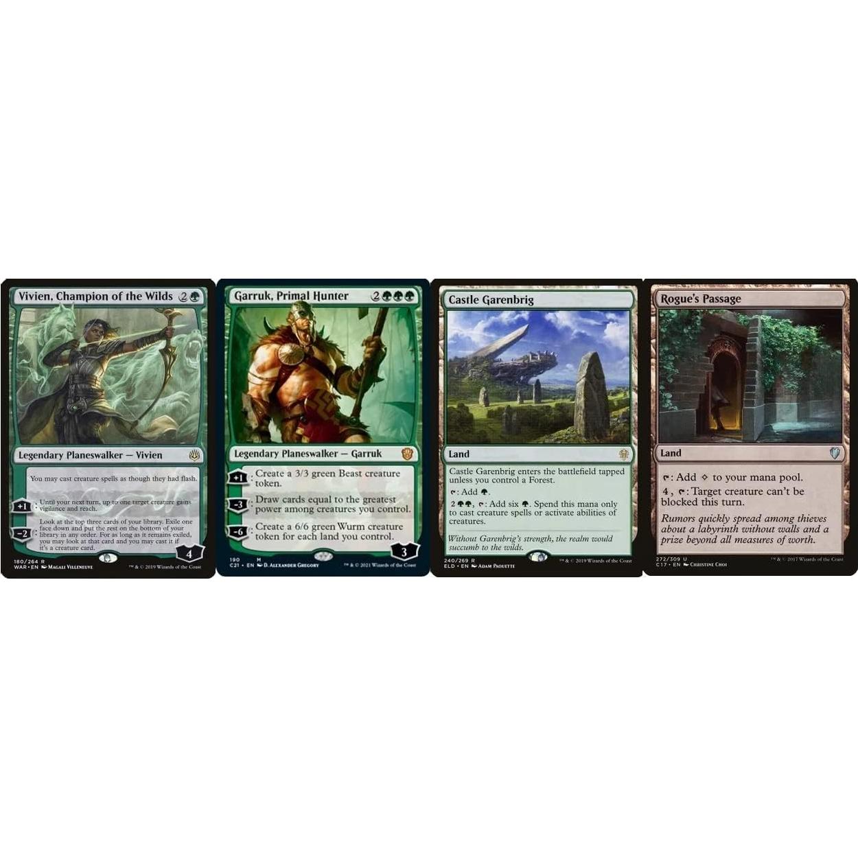 Baraja Comandante Hydra Verde Gargos - 100 Cartas MTG