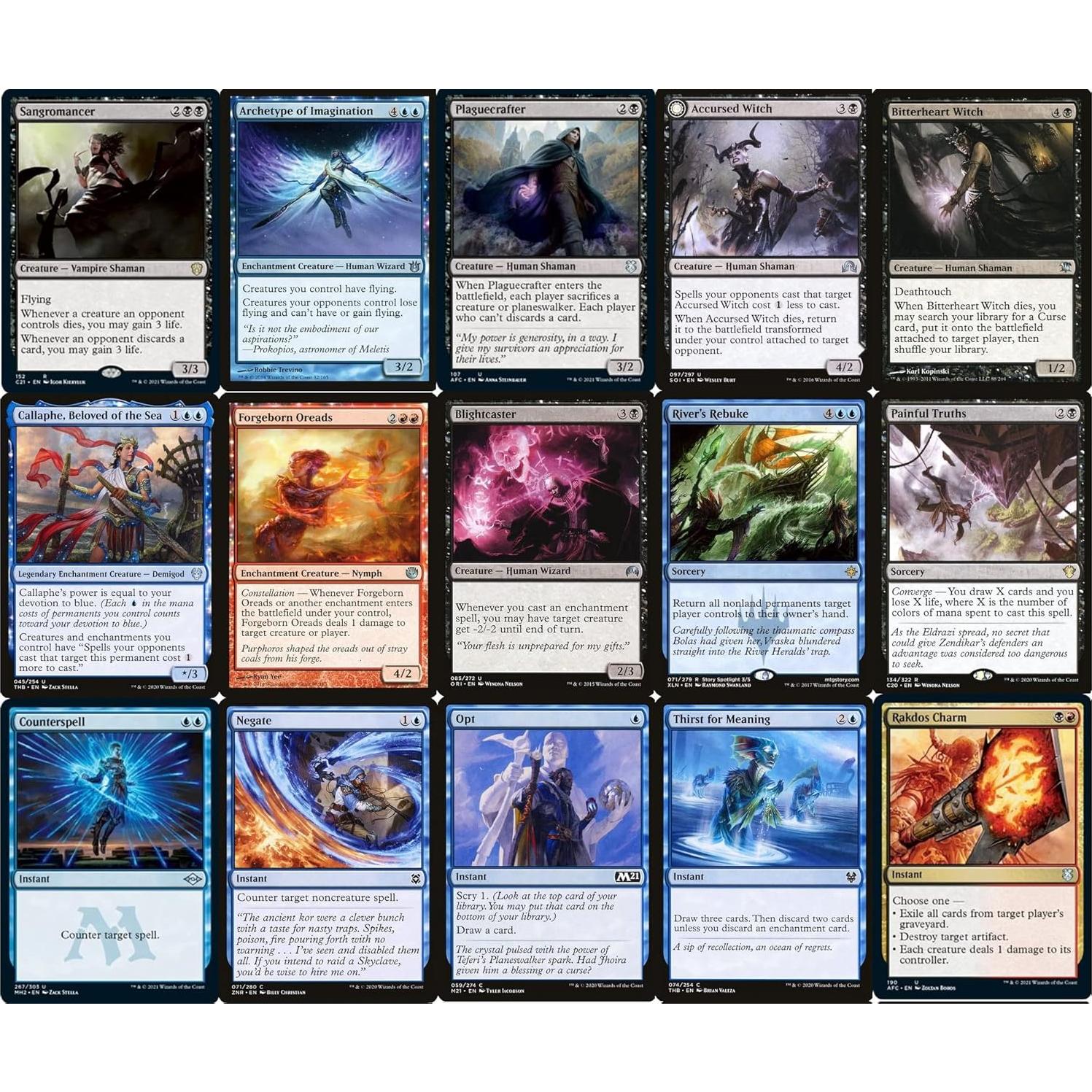 Baraja de Comandante Grixis Lynde - Magic The Gathering - 100 Cartas