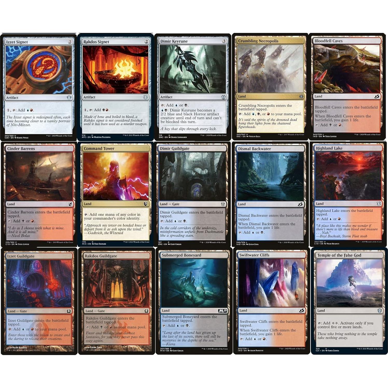 Baraja de Comandante Grixis Lynde - Magic The Gathering - 100 Cartas