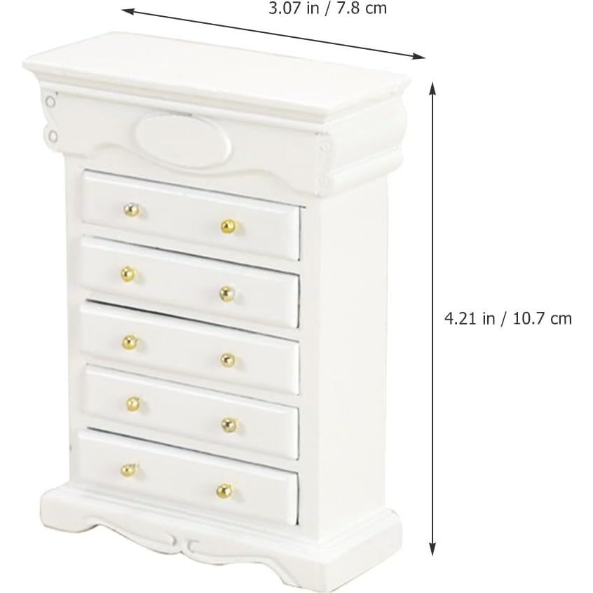 Armario Miniatura Vintage LOGOFUN para Casa de Muñecas 10.7cm