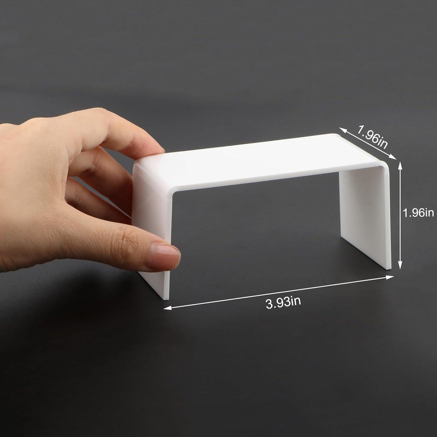 Mesa de Café Miniatura 1:12 Cutemini Blanca Moderna