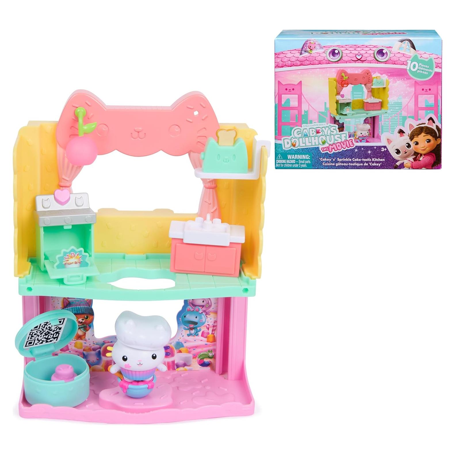 Cocina de Pastel de Cakey Gabby's Dollhouse 10 Piezas