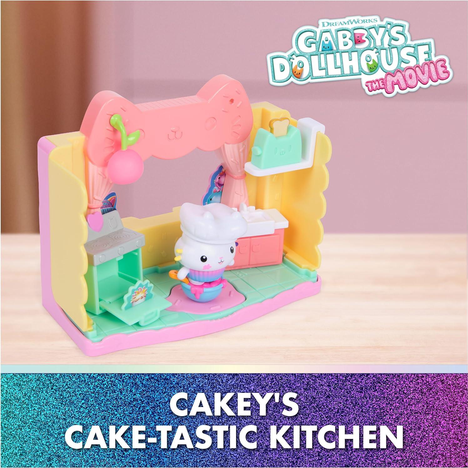 Cocina de Pastel de Cakey Gabby's Dollhouse 10 Piezas