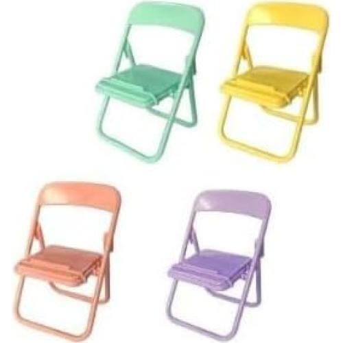 Juego de 5 Sillas Plegables Coloridas Miniatura 1/12 Labriciyon