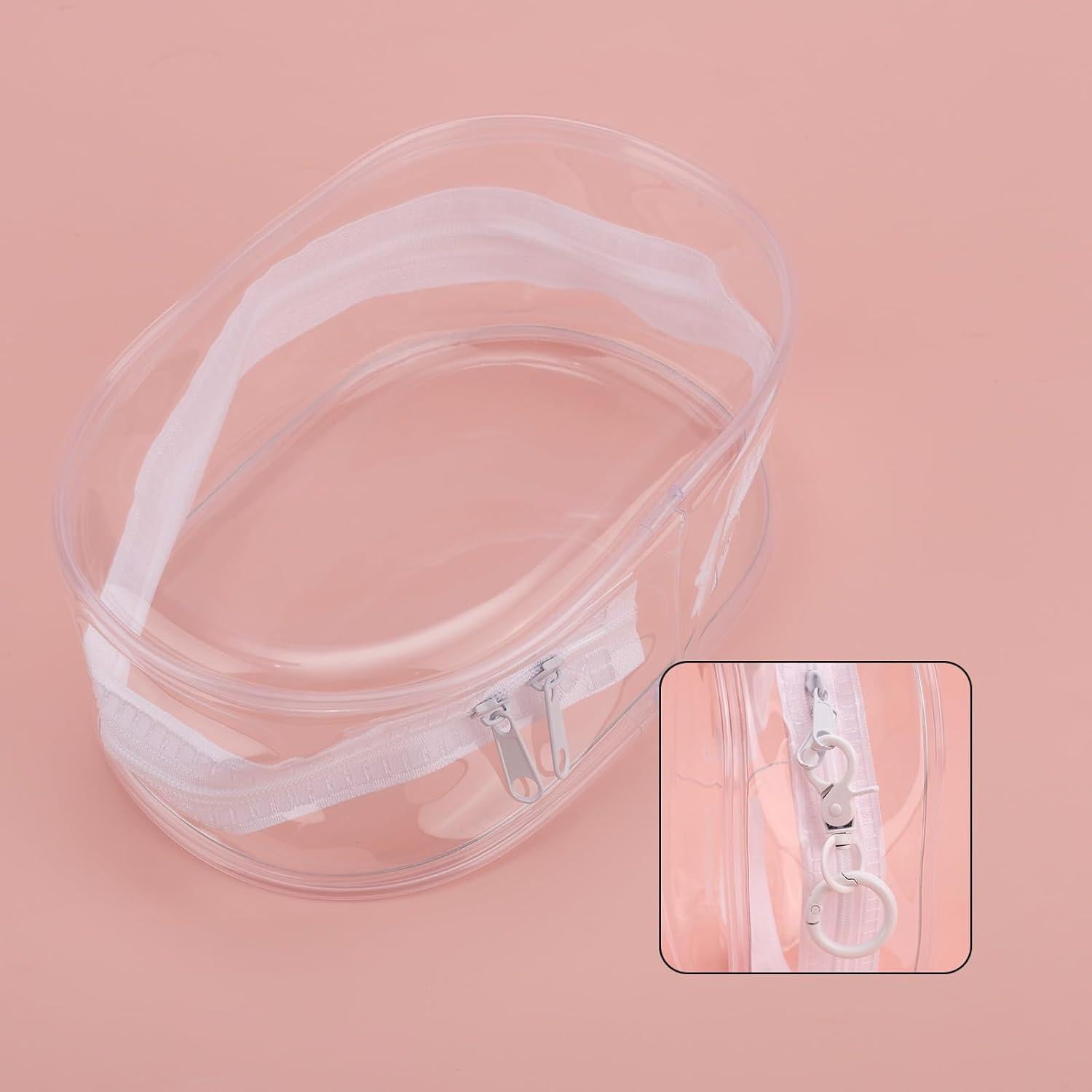 Bolsa de exhibición para muñecas Goktvai PVC transparente 17.5x12cm