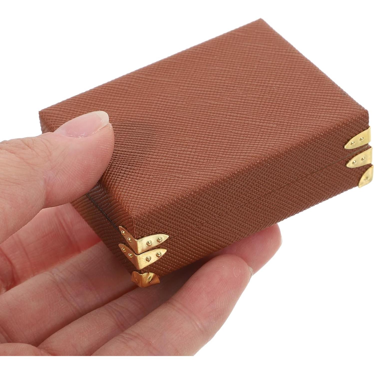 Maletas Miniatura LOGOFUN 2PCS Vintage 6x4.5cm Decoración