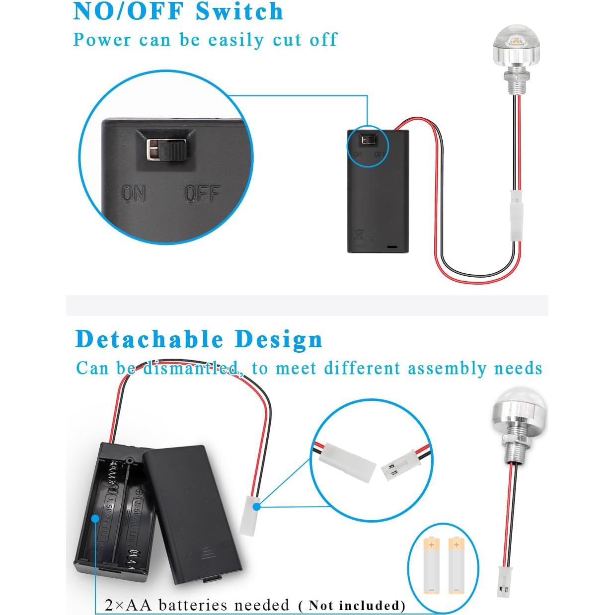 Kit de Iluminación LED para Casa de Muñecas en Verde