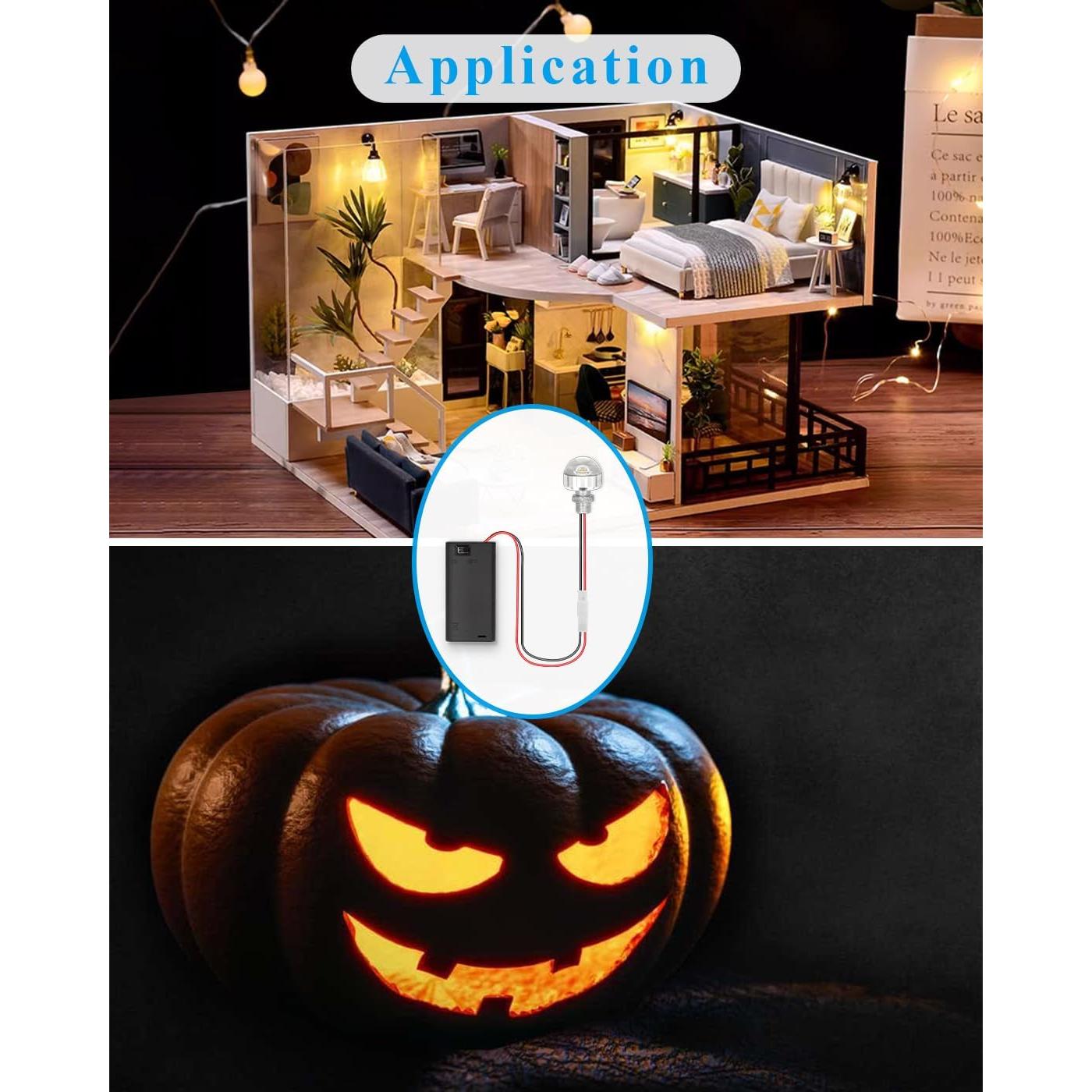 Kit de Iluminación LED para Casa de Muñecas en Verde