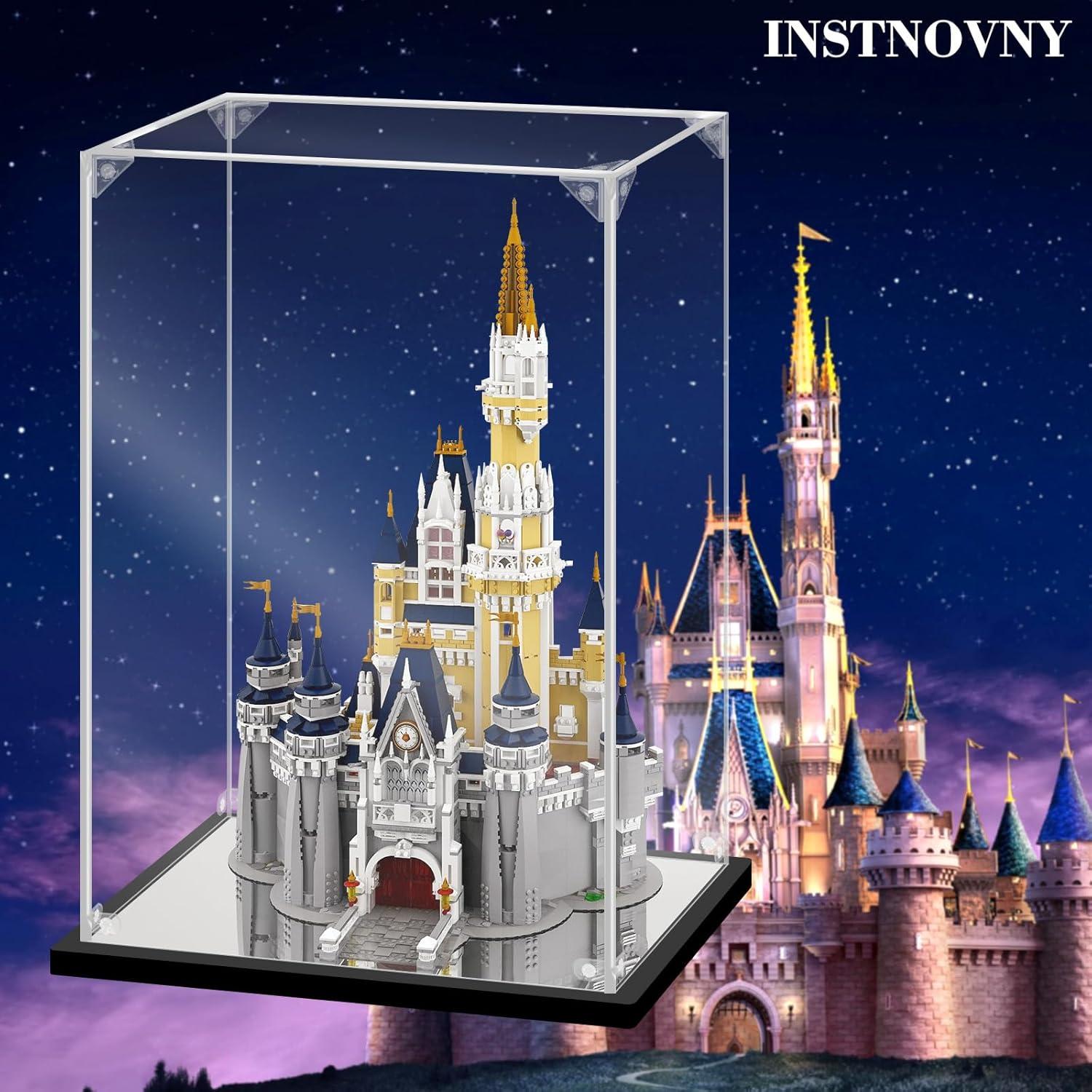 Caja de Exhibición Acrílica Instnovny 51x36x77 cm para Coleccionables