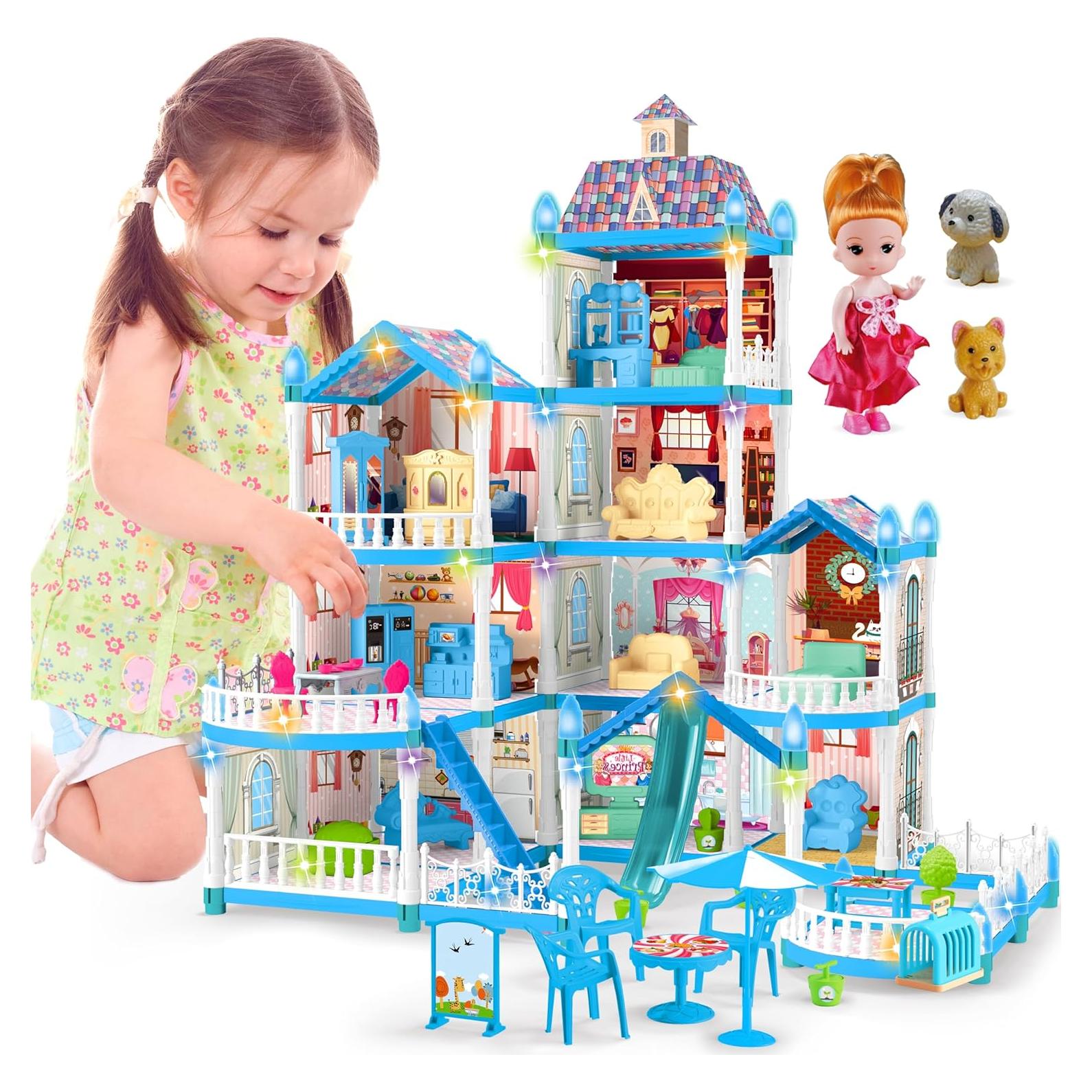 Casa de Muñecas Princesa Seifar 10 Habitaciones 73.7x38.1cm