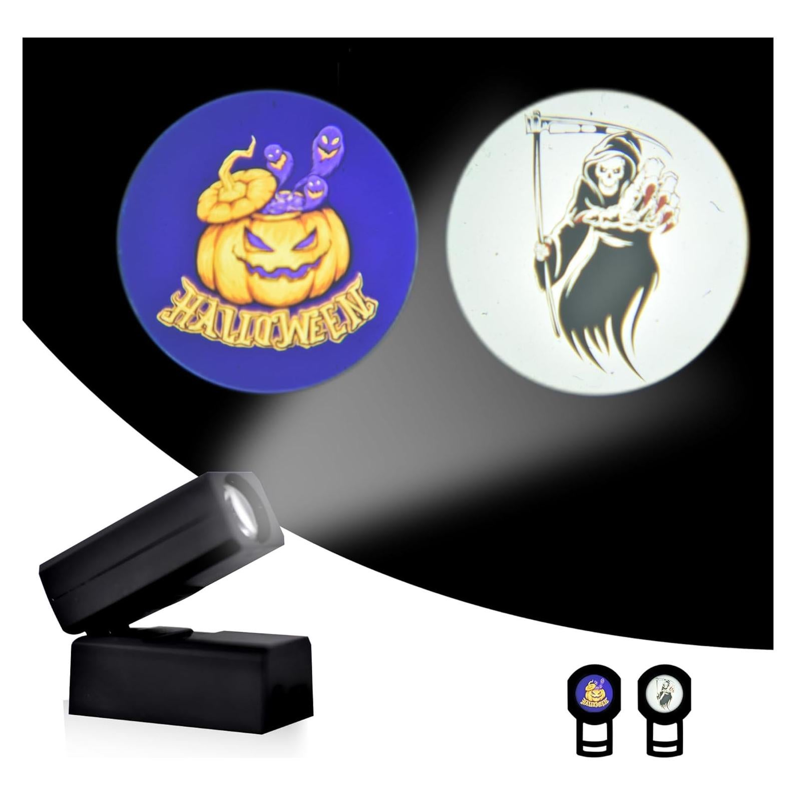 Proyector de Luna BAIGE 001 Mini Luz Nocturna USB Halloween