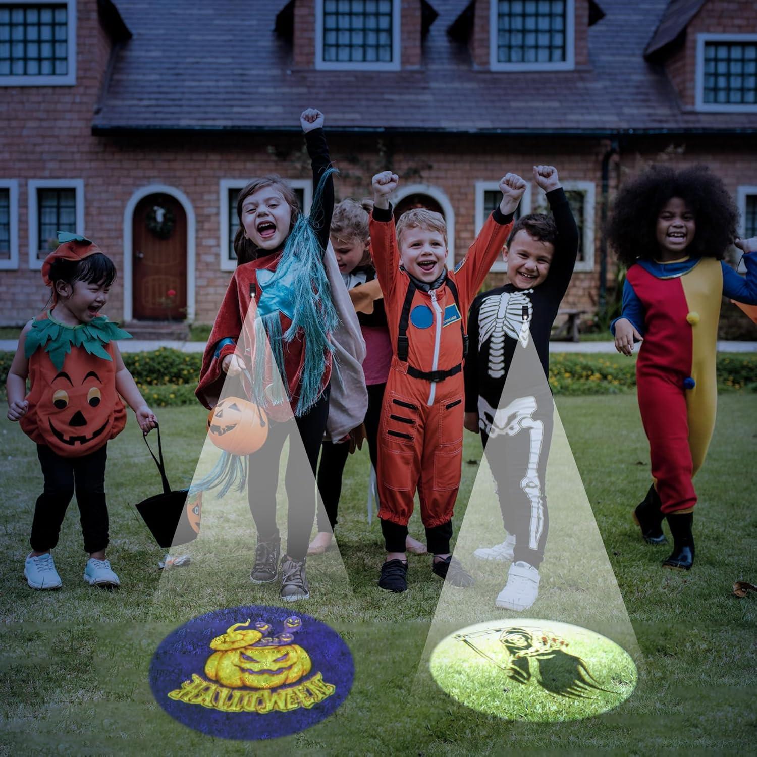 Proyector de Luna BAIGE 001 Mini Luz Nocturna USB Halloween