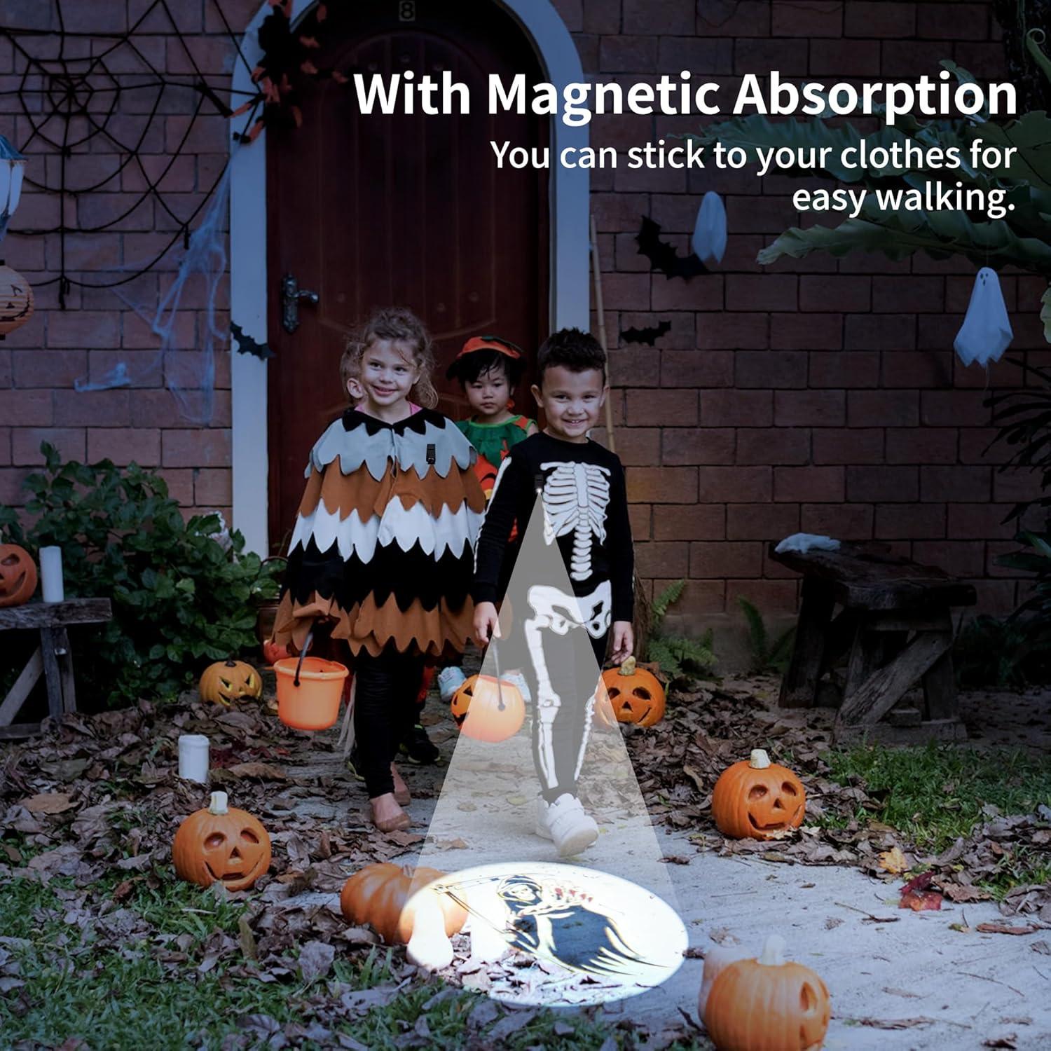 Proyector de Luna BAIGE 001 Mini Luz Nocturna USB Halloween