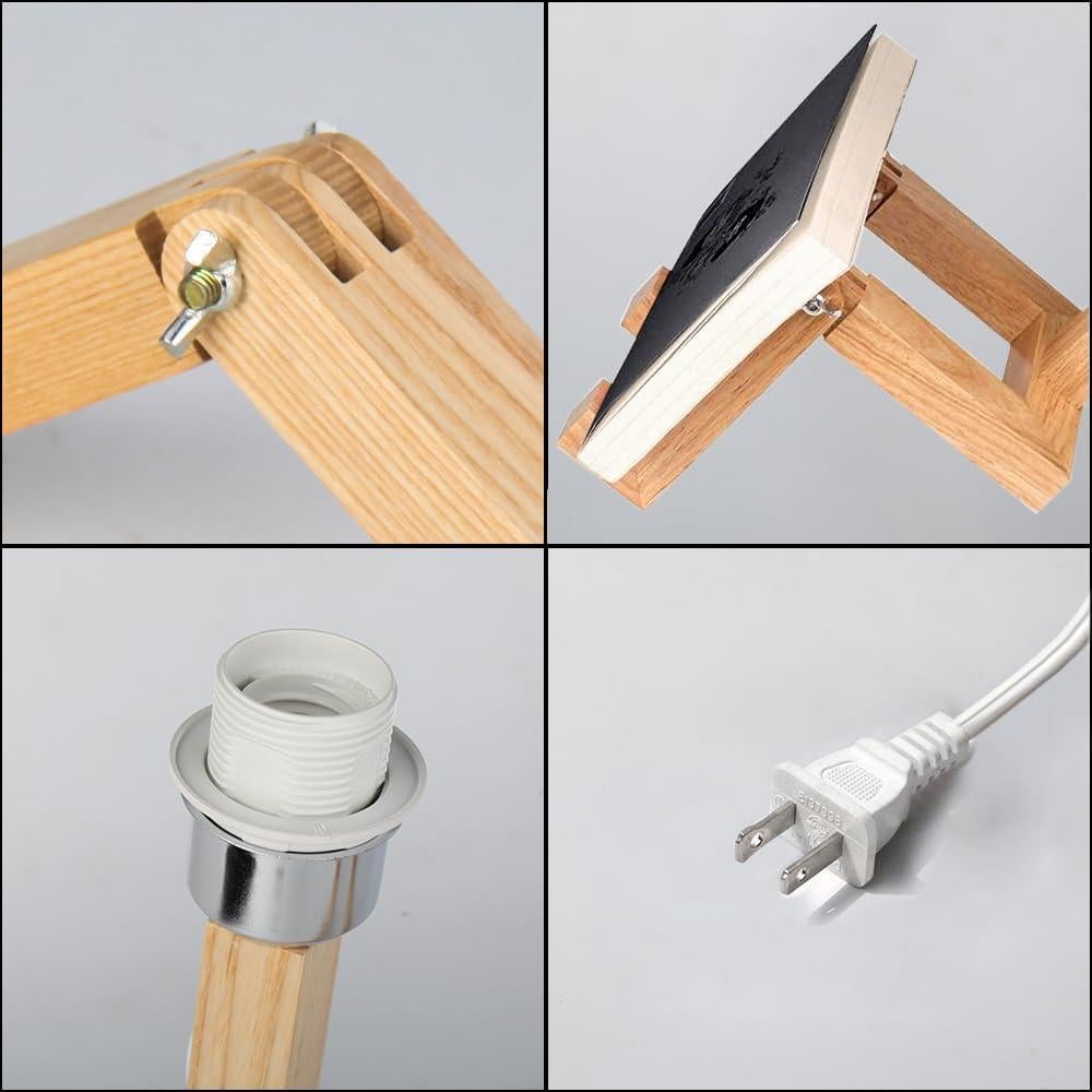 Lámpara de Escritorio Linda MUMENG Robot Plegable 27.9x15cm