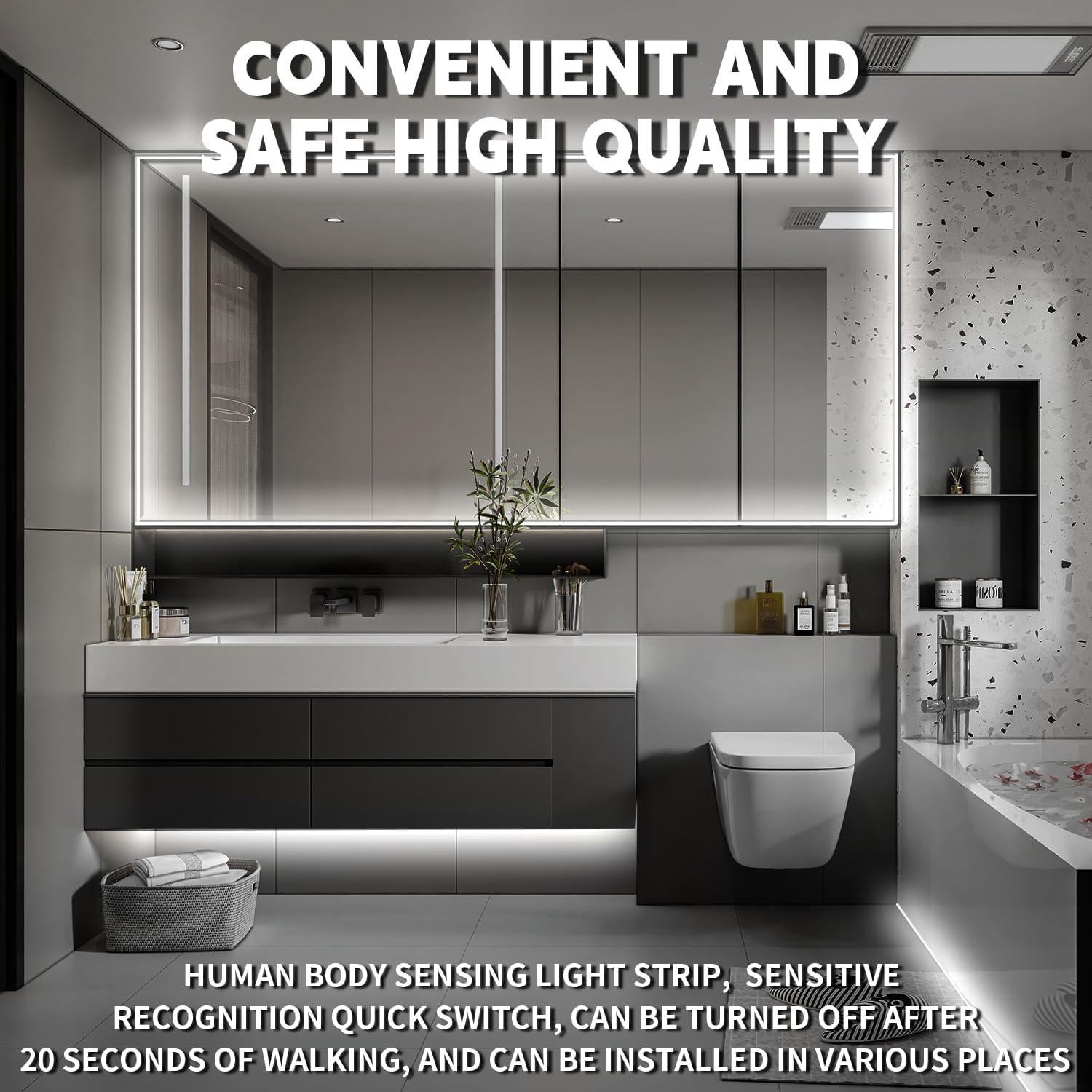 Espejo de Maquillaje EUGOBRTEN 3.05m con Luz LED Brillante